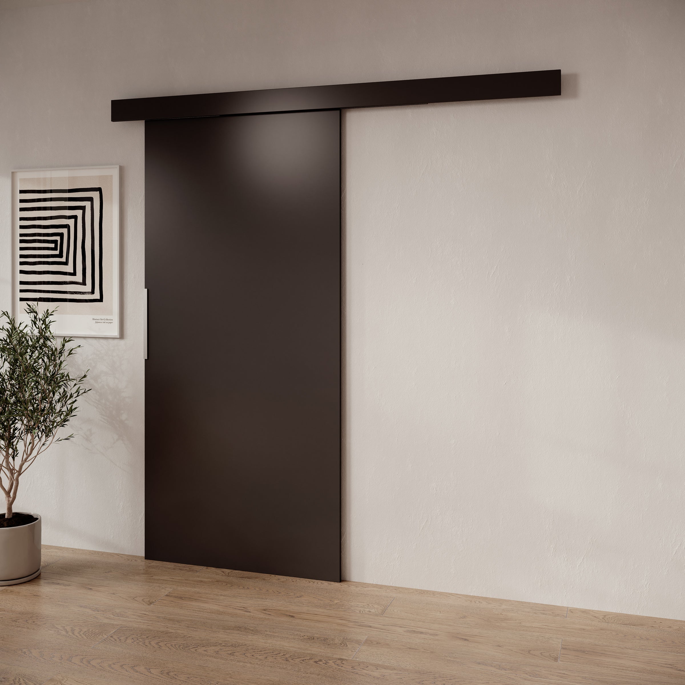 Darian - Schuifdeur - Zwart - 96x205 cm