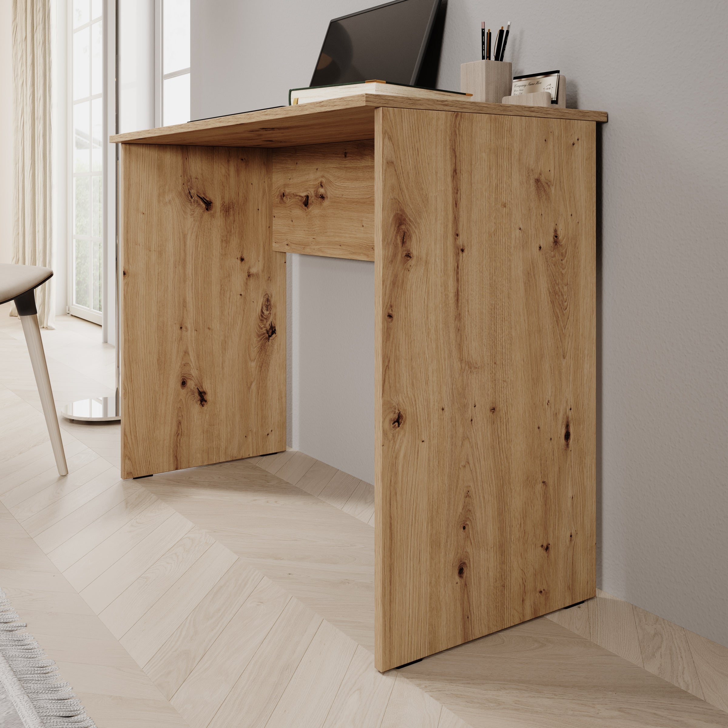 Daro - Bureau - Eikenpatroon - 98x45x74 cm