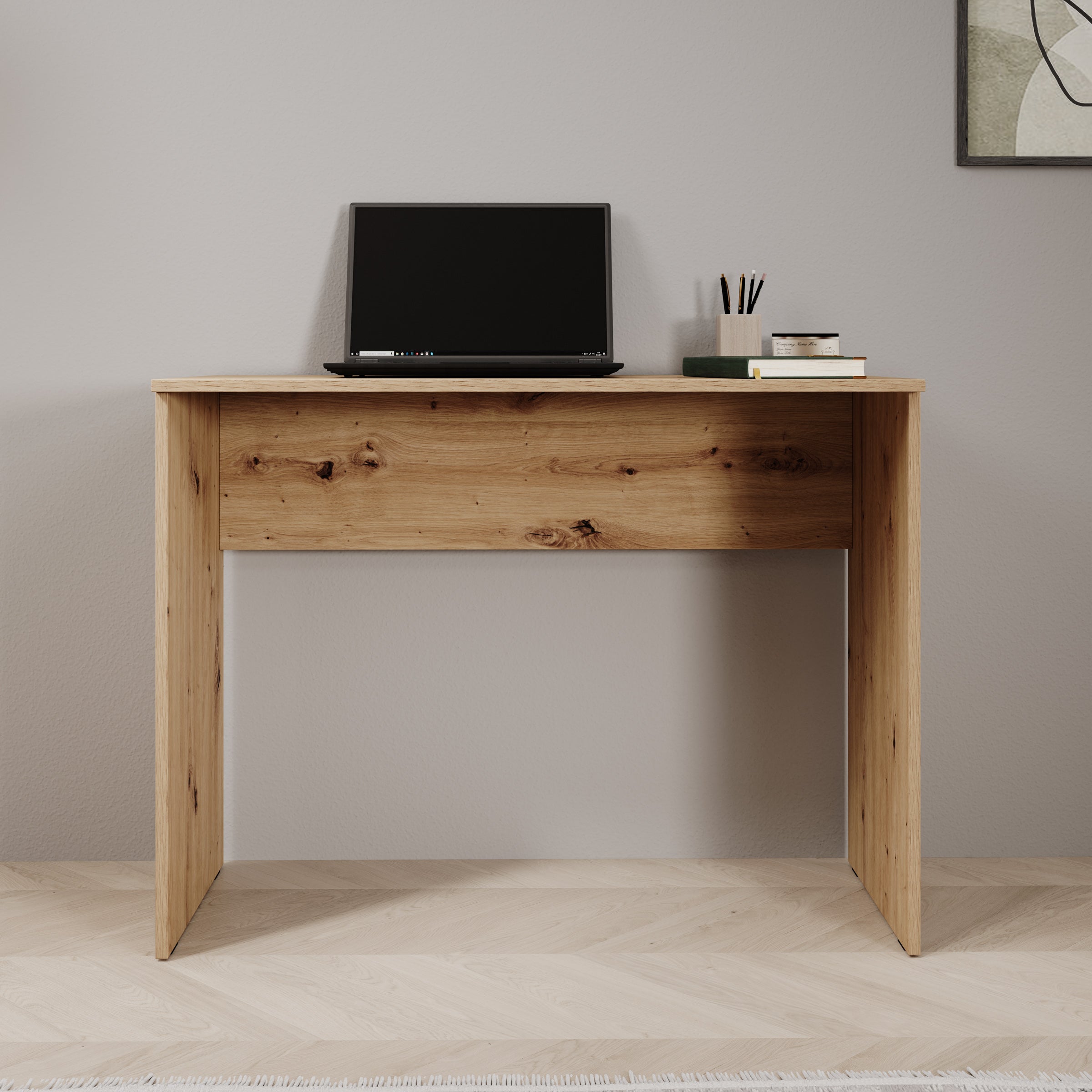 Daro - Bureau - Eikenpatroon - 98x45x74 cm
