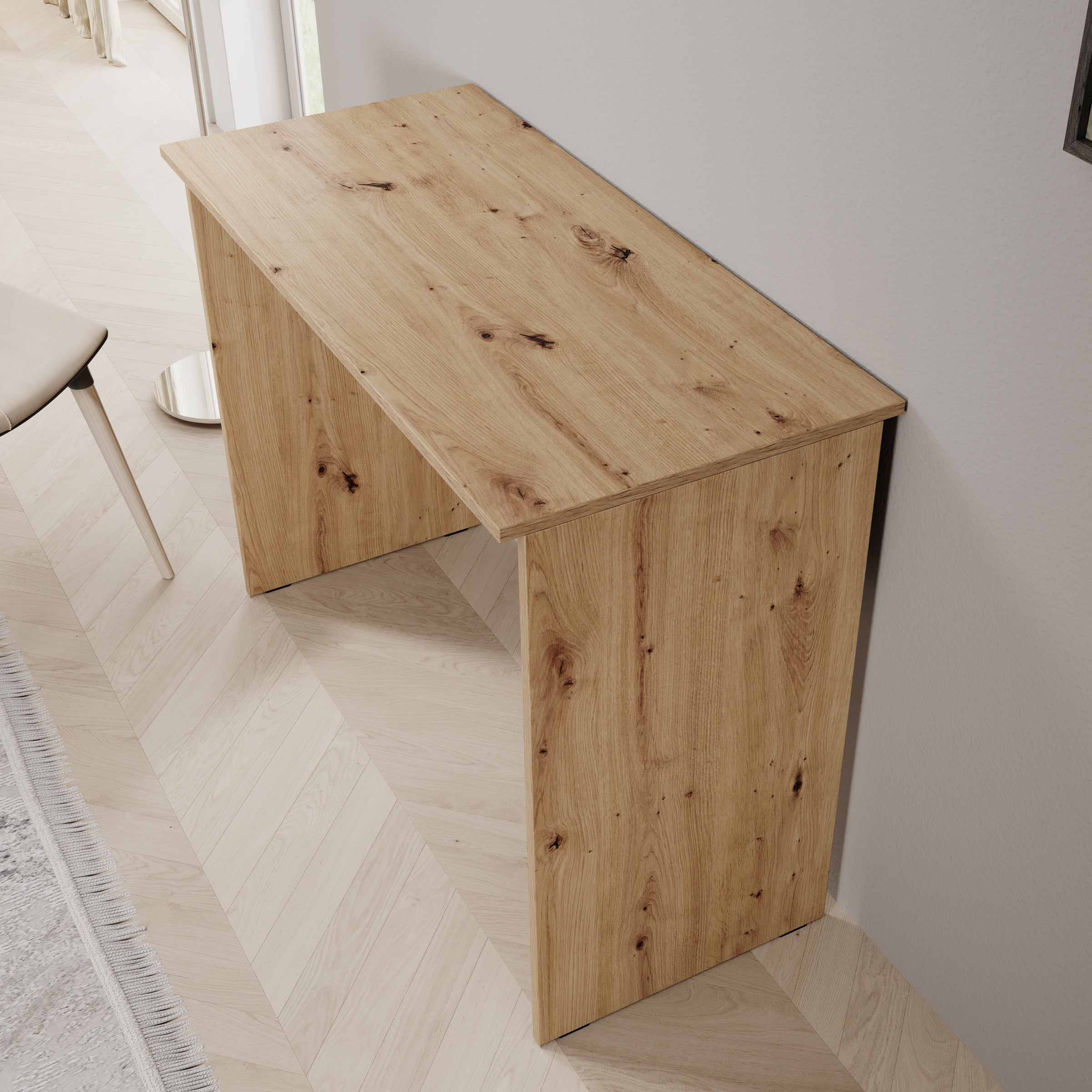 Daro - Bureau - Eikenpatroon - 98x45x74 cm