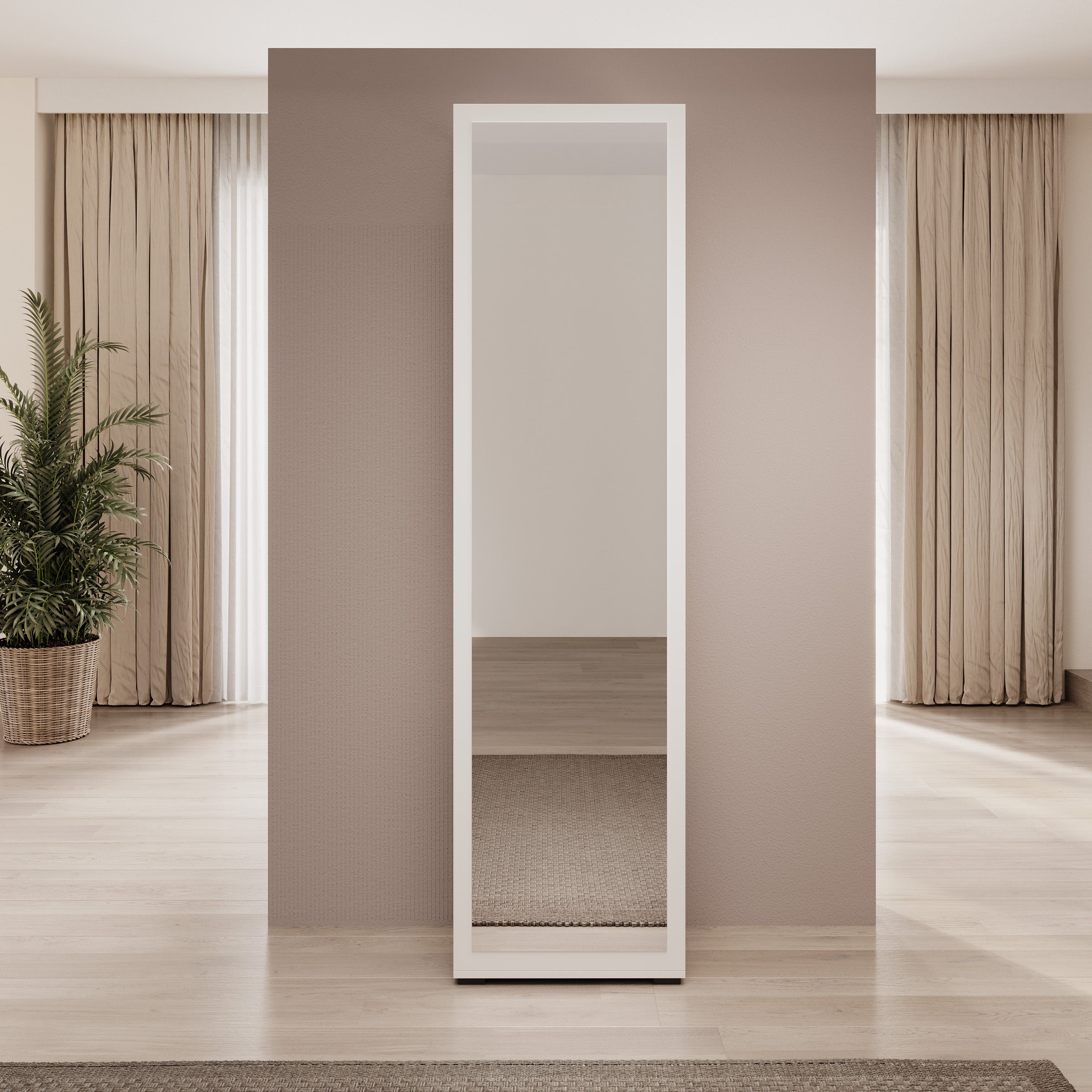 Deacon - Halkast - Wit - 50x35x190 cm