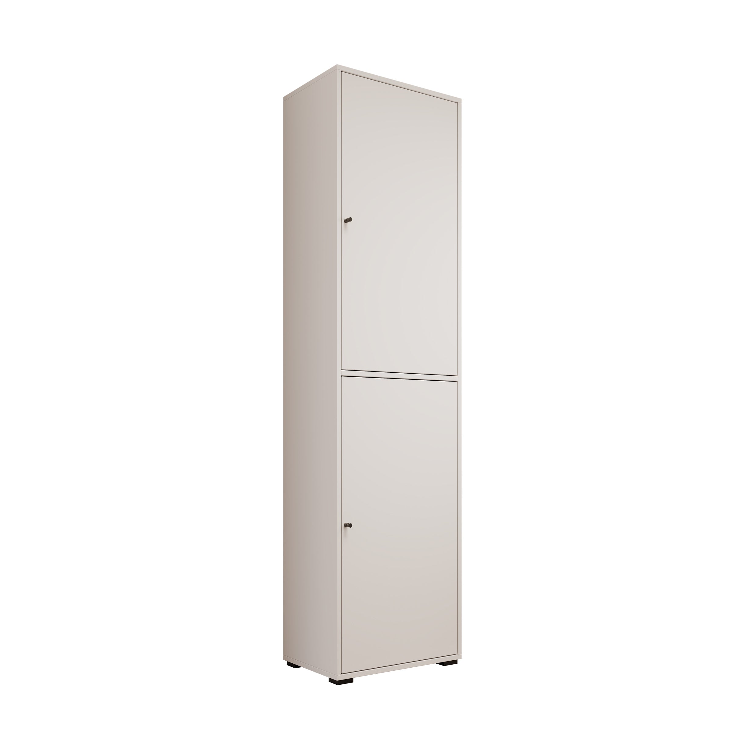 Deacon - Schoenenkast - Wit - 50x33x190 cm