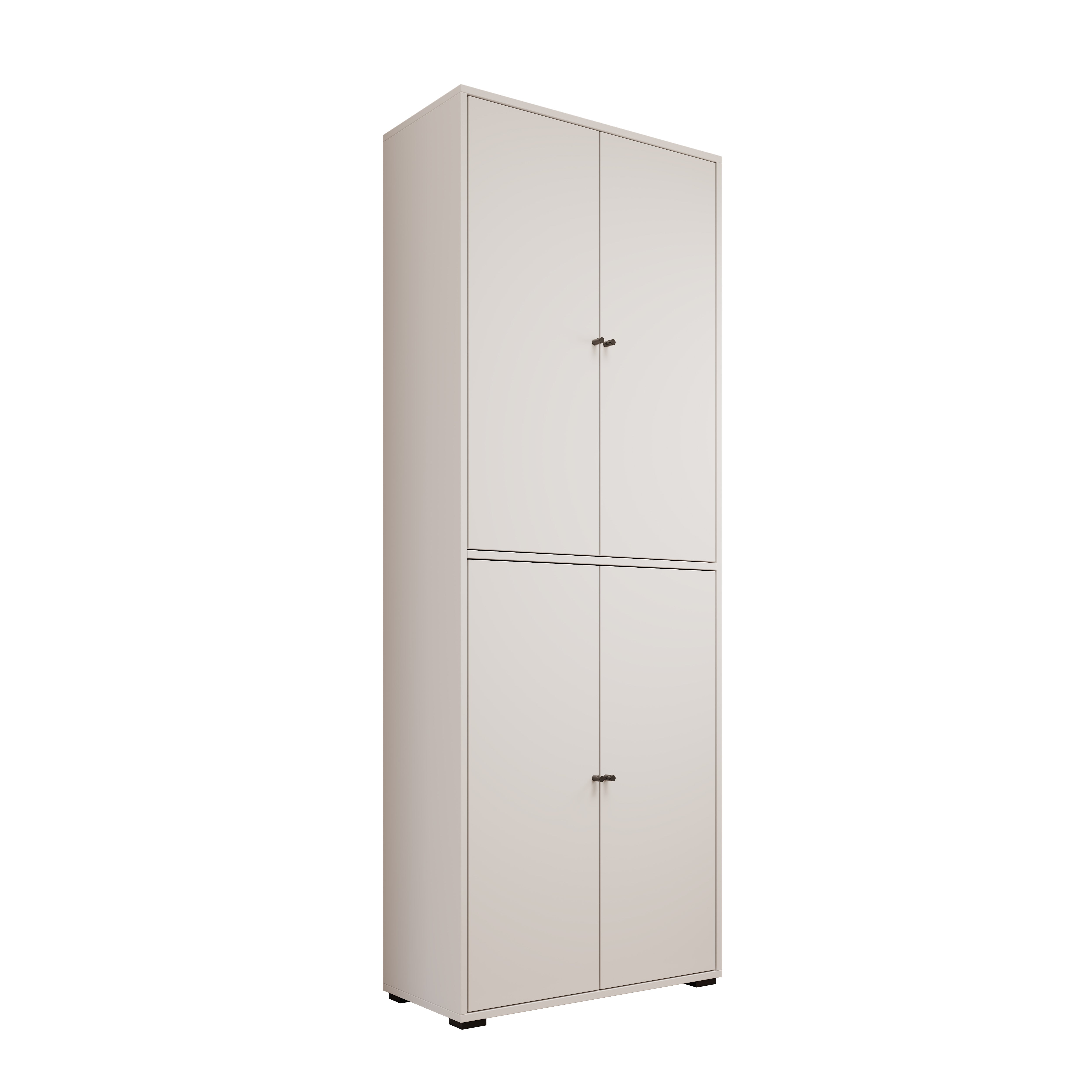Deacon - Schoenenkast - Wit - 70x33x190 cm