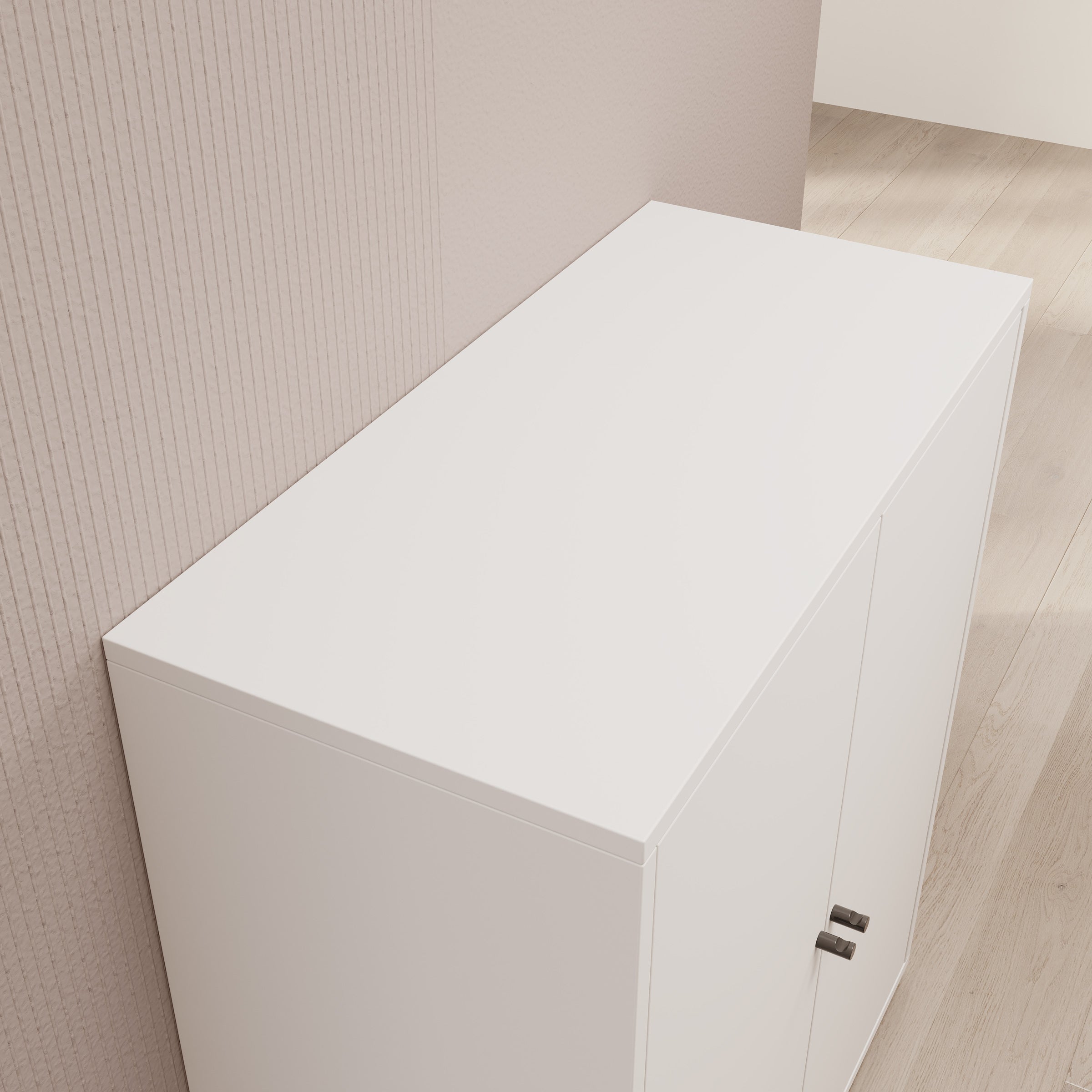 Deacon - Schoenenkast - Wit - 70x33x78 cm