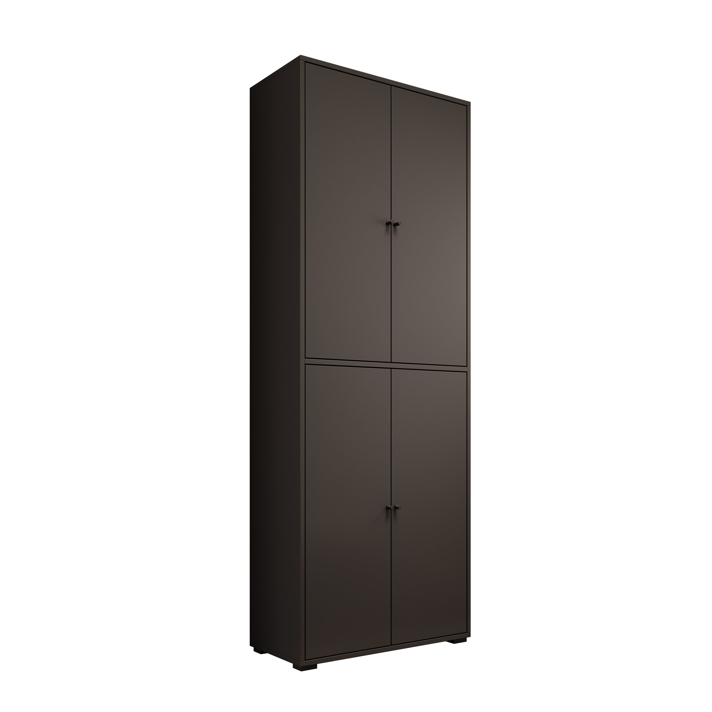 Deacon - Schoenenkast - Zwart - 70x33x190 cm