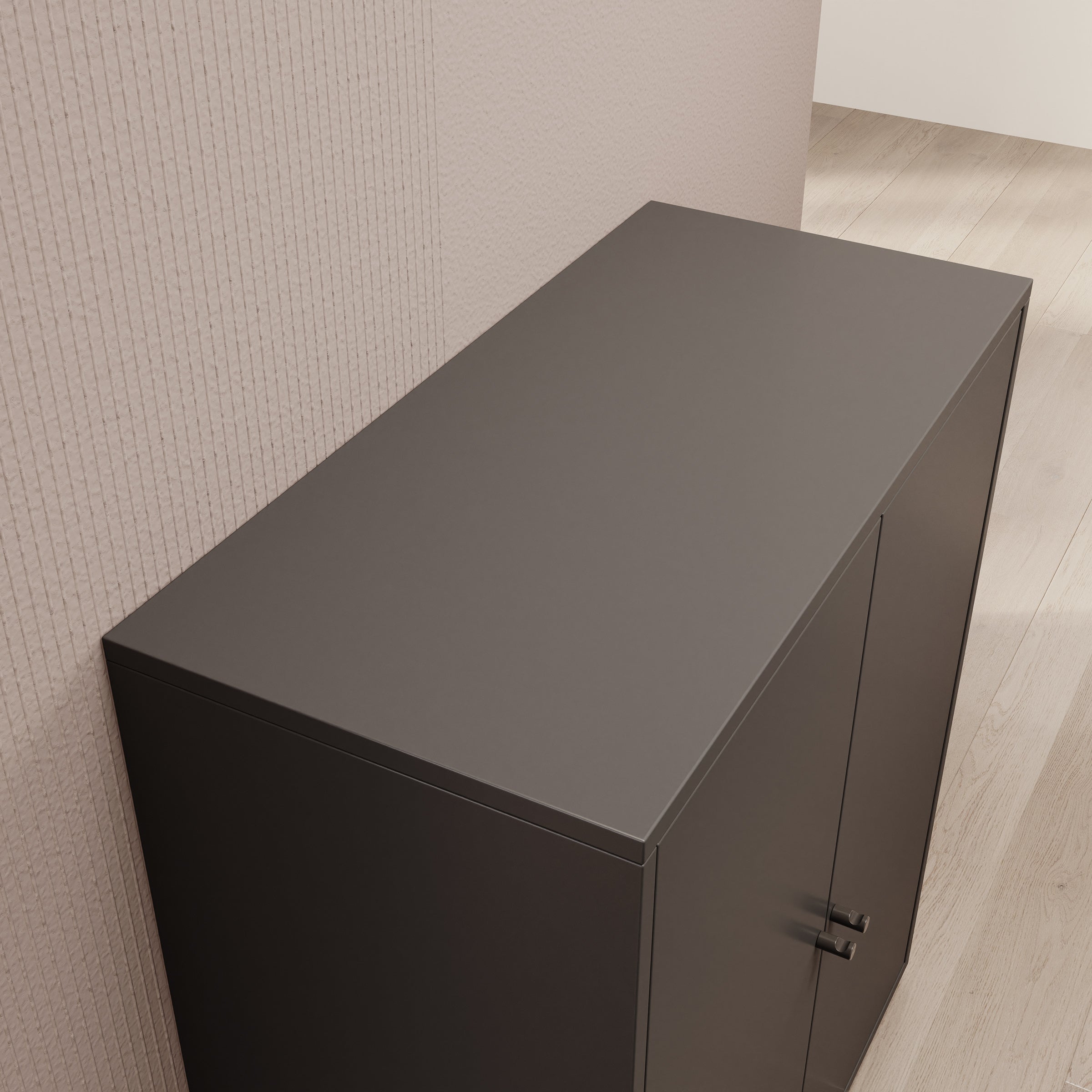 Deacon - Schoenenkast - Zwart - 70x33x78 cm
