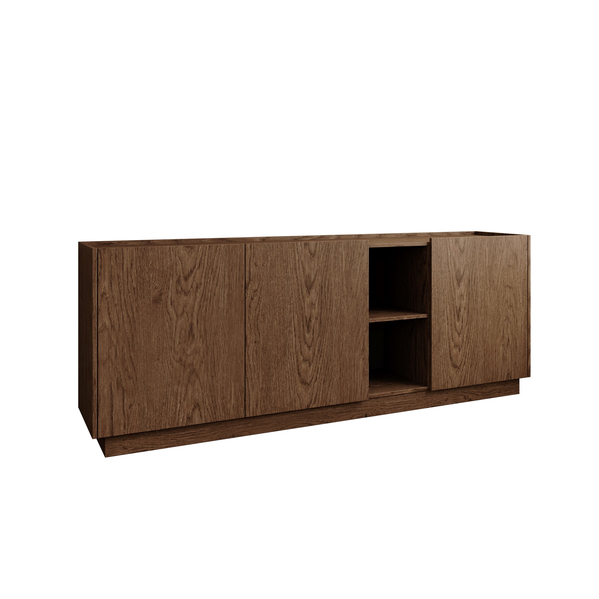 Delven - Dressoir - Walnootpatroon - 200x40x75 cm