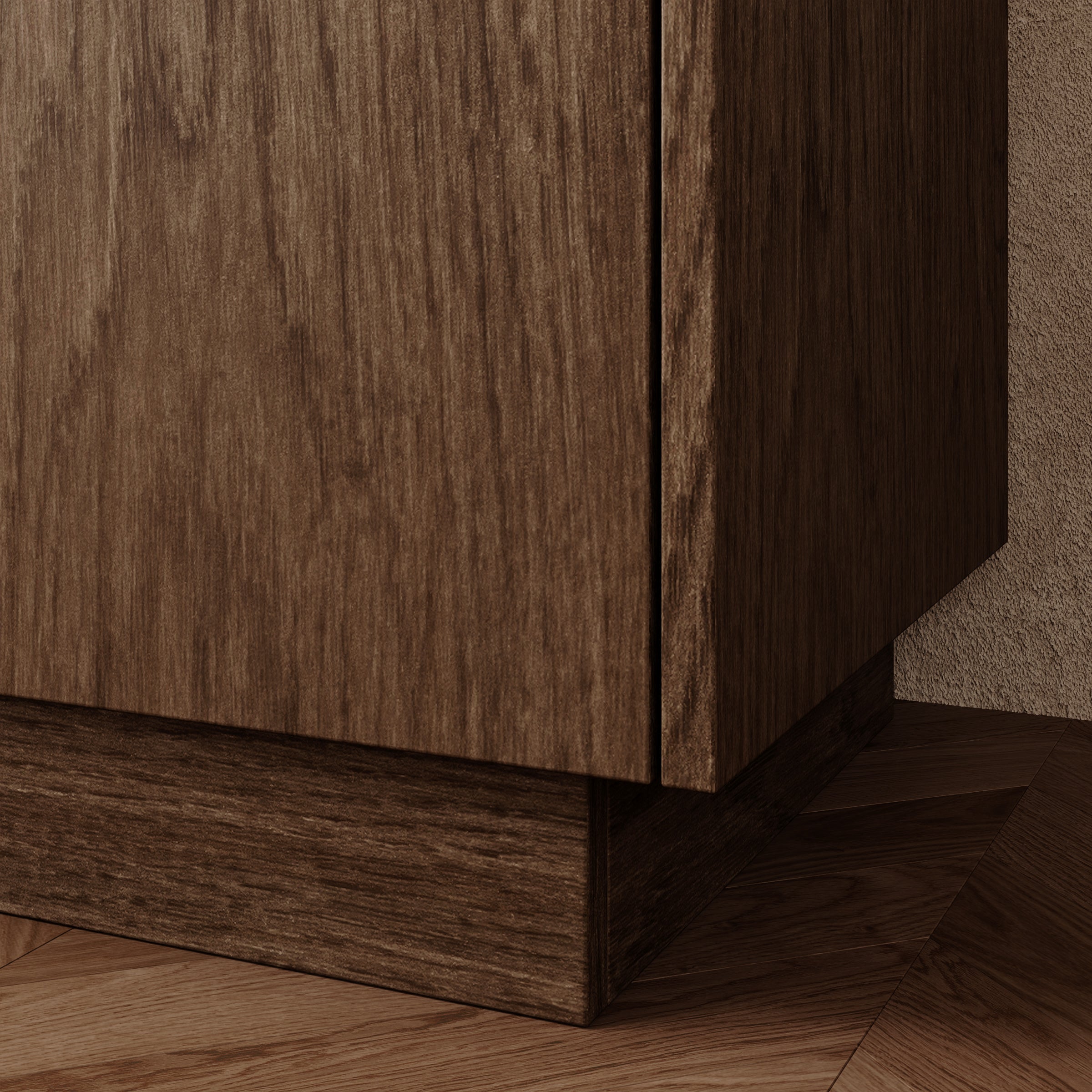 Delven - TV-Meubel - Walnootpatroon - 170x40x37 cm