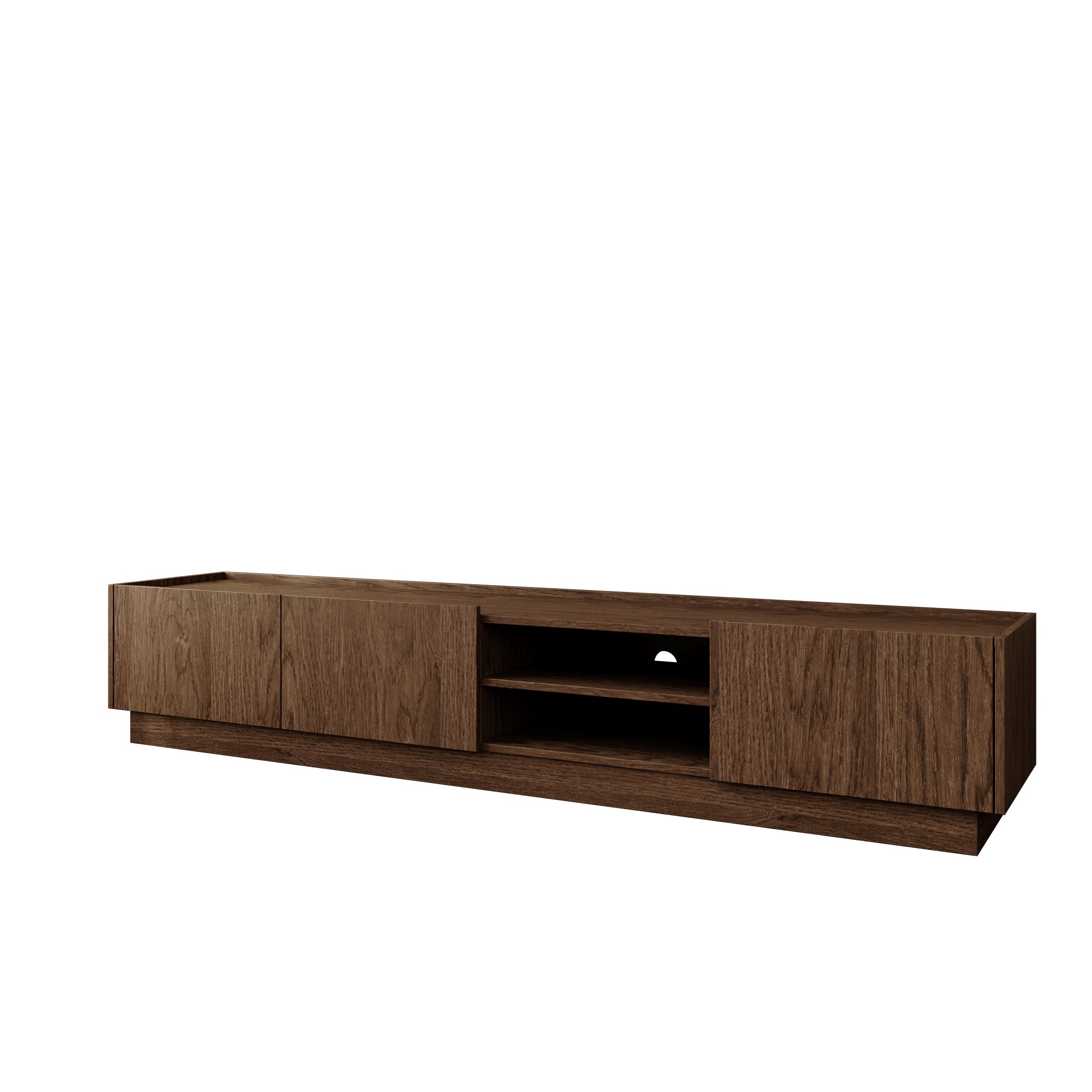 Delven - TV-Meubel - Walnootpatroon - 200x40x37 cm