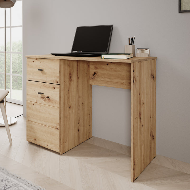 Denso - Bureau - Eikenpatroon - 98x45x74 cm