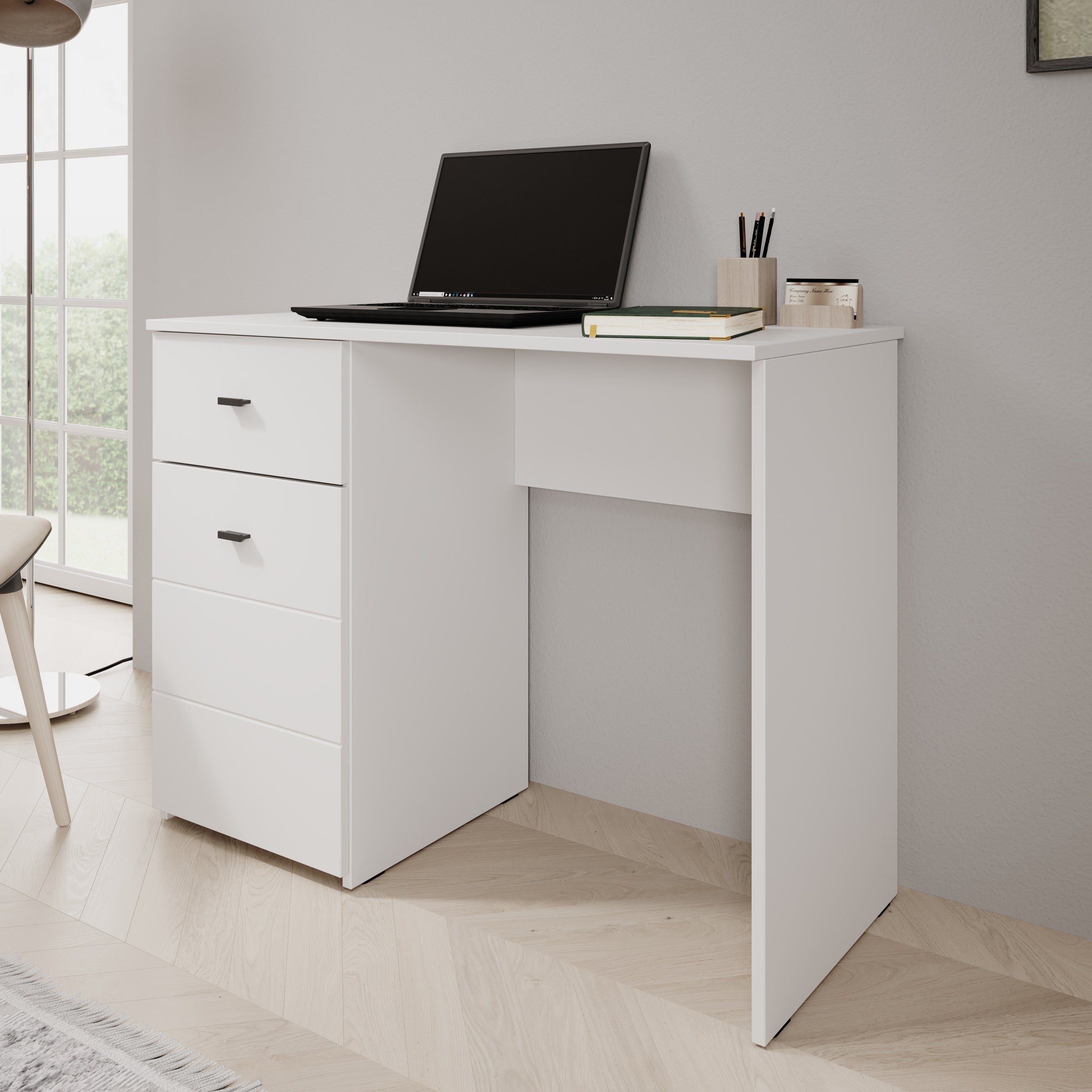Denso - Bureau - Wit - 98x45x74 cm