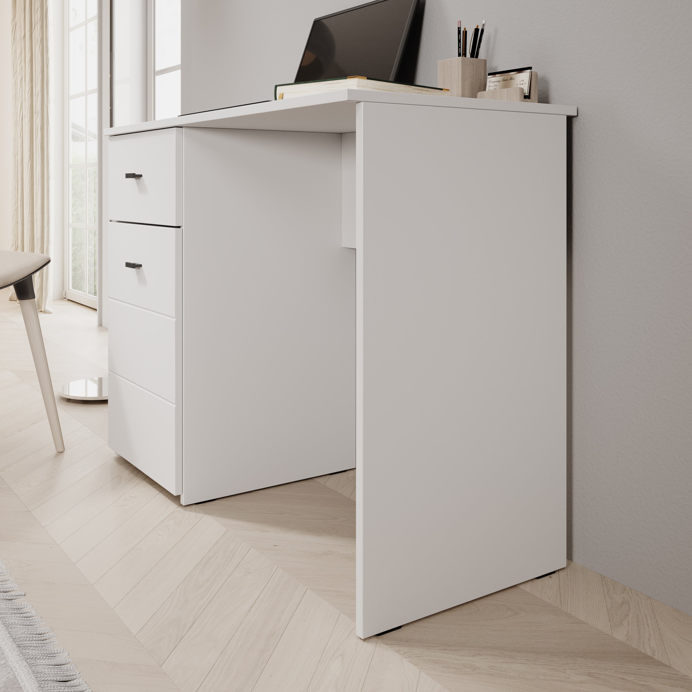 Denso - Bureau - Wit - 98x45x74 cm