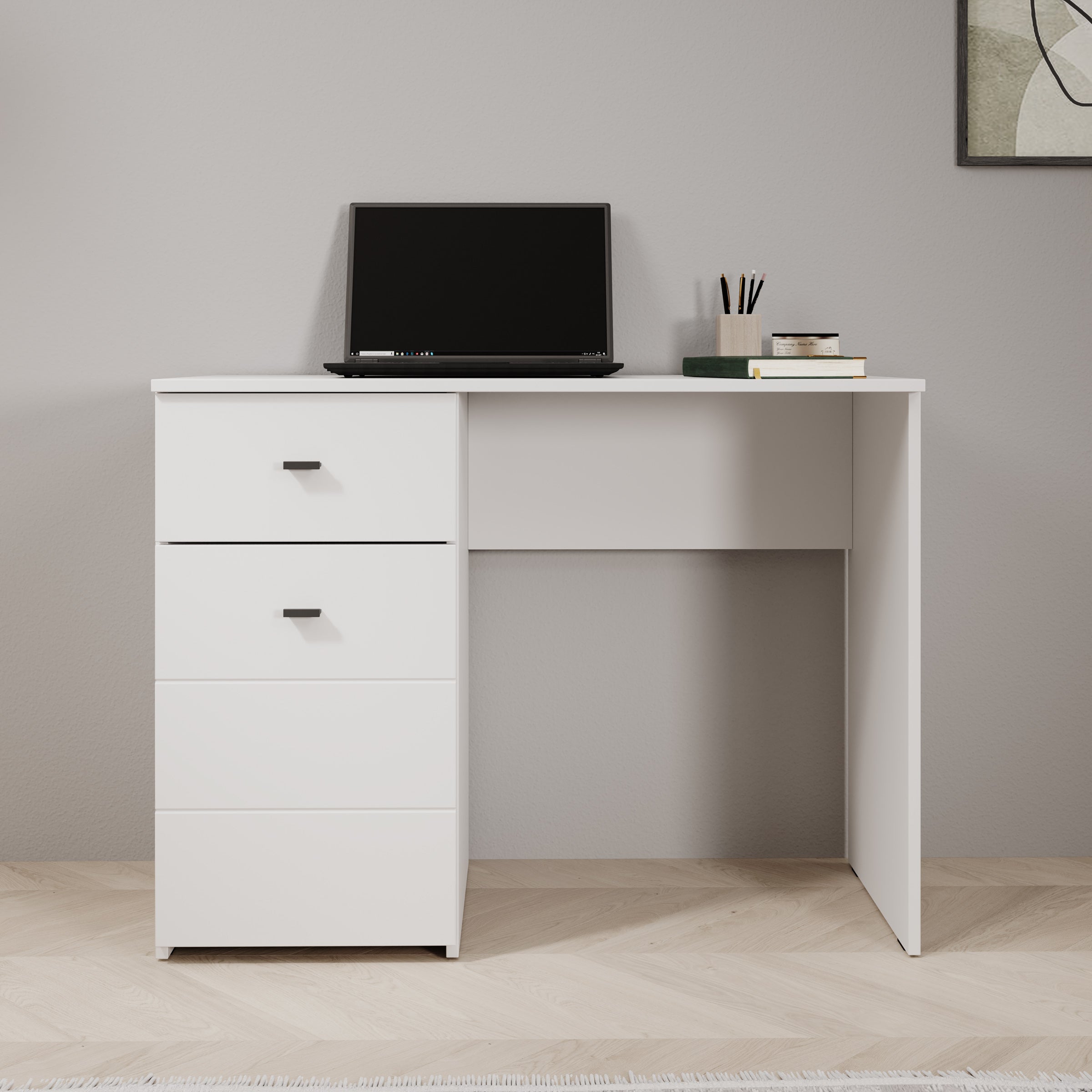 Denso - Bureau - Wit - 98x45x74 cm