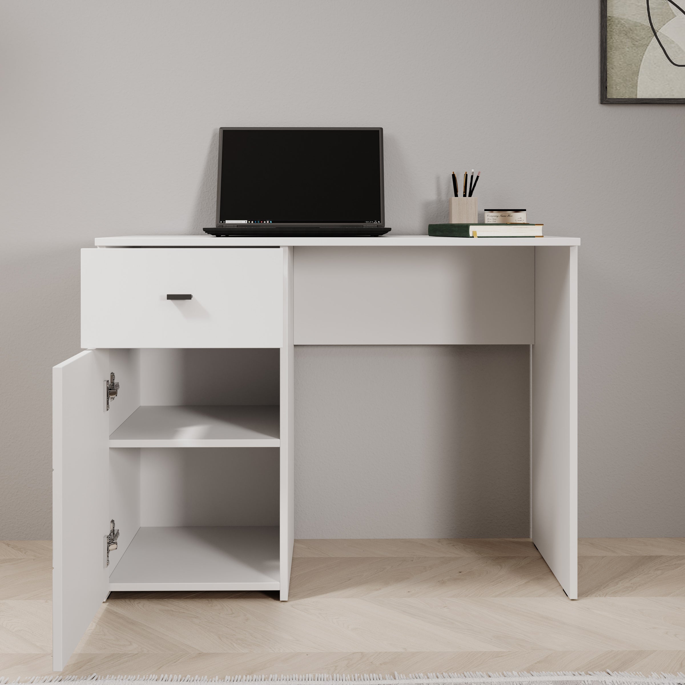 Denso - Bureau - Wit - 98x45x74 cm