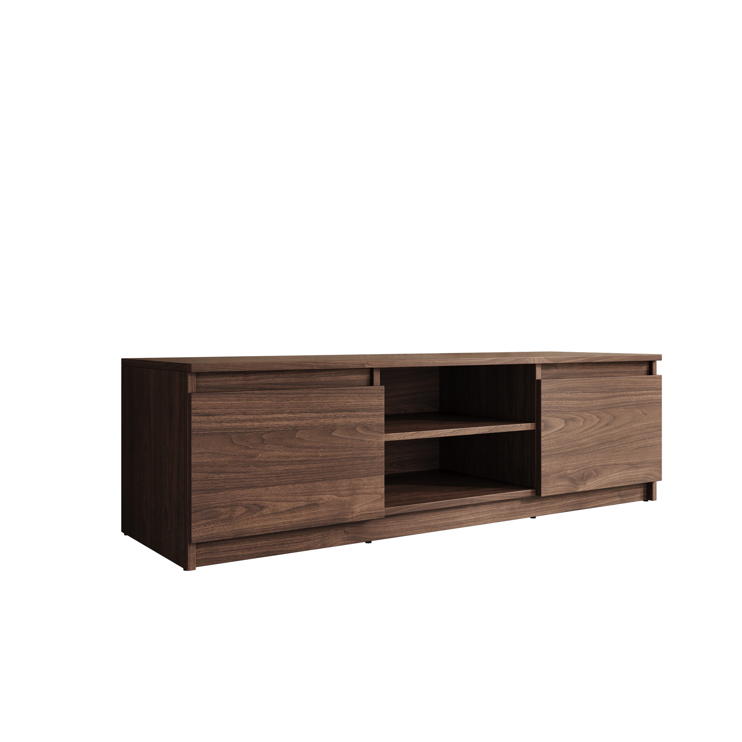 Diaz - TV-Meubel - Walnootpatroon - 120x38x36 cm