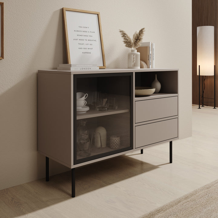 Dimora - Dressoir - Beige - 100x40x80 cm