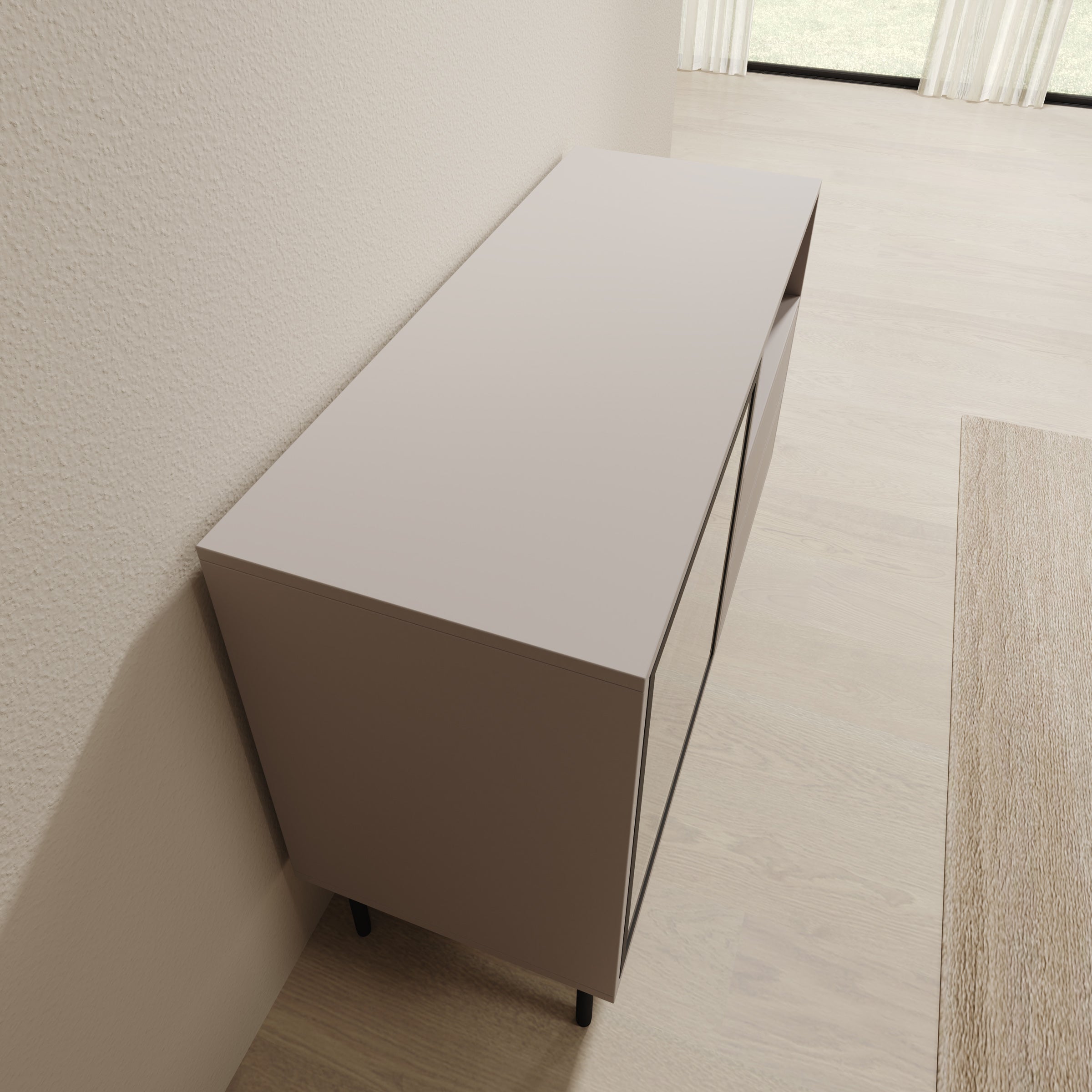 Dimora - Dressoir - Beige - 100x40x80 cm