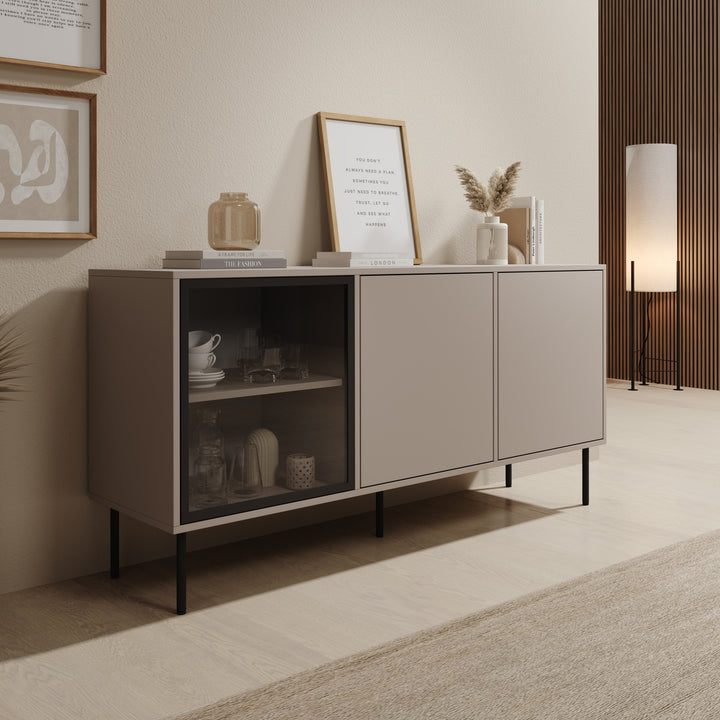 Dimora - Dressoir - Beige - 151x40x75 cm