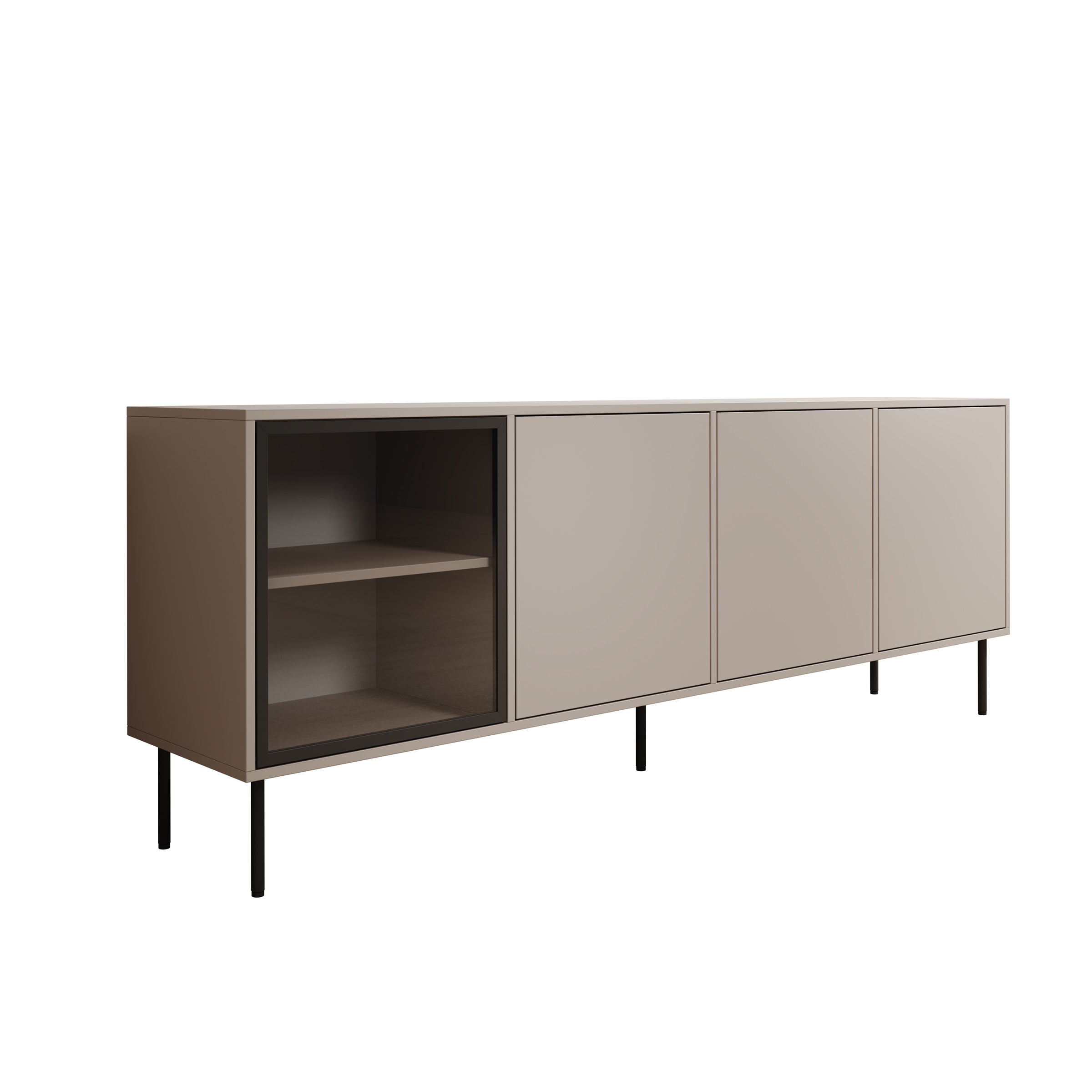 Dimora - Dressoir - Beige - 200x40x75 cm