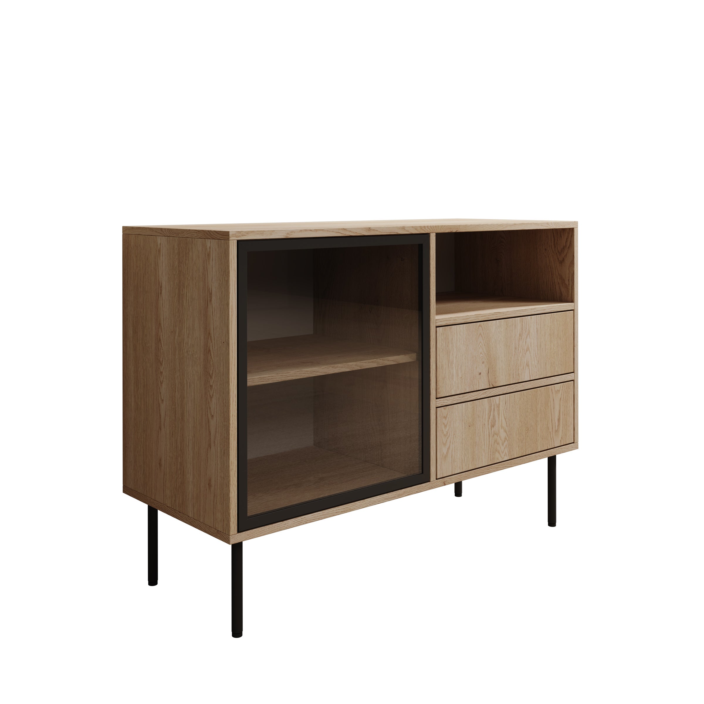 Dimora - Dressoir - Eikenpatroon - 100x40x80 cm