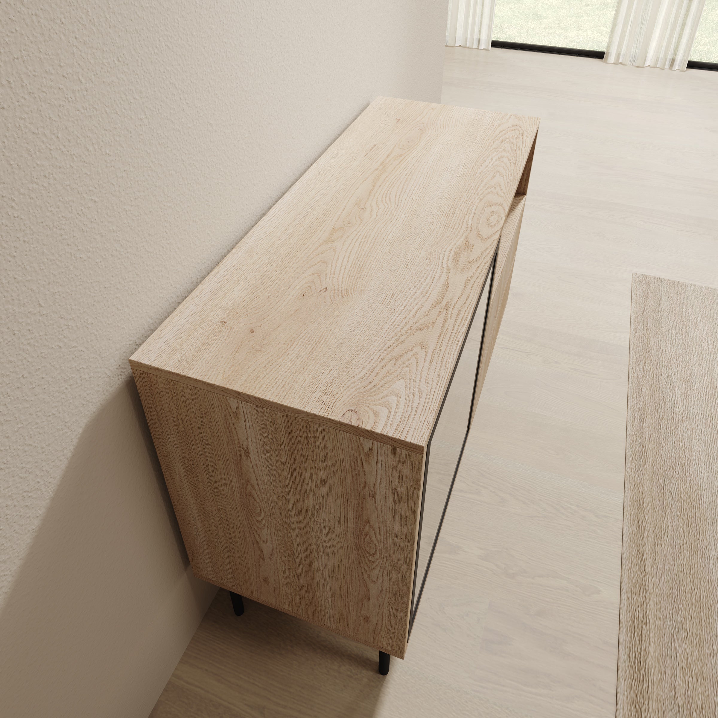 Dimora - Dressoir - Eikenpatroon - 100x40x80 cm