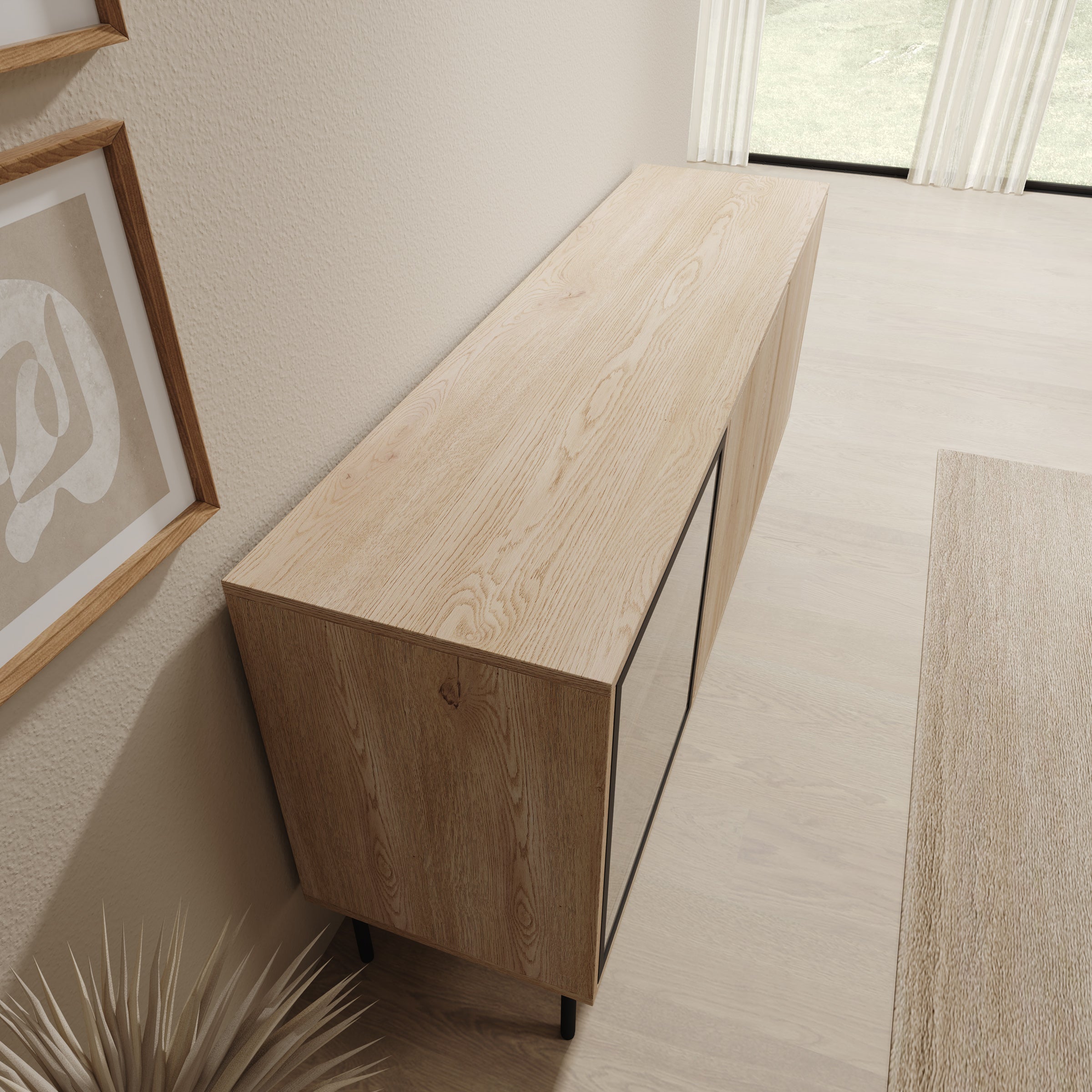 Dimora - Dressoir - Eikenpatroon - 151x40x75 cm