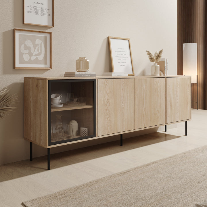 Dimora - Dressoir - Eikenpatroon - 200x40x75 cm