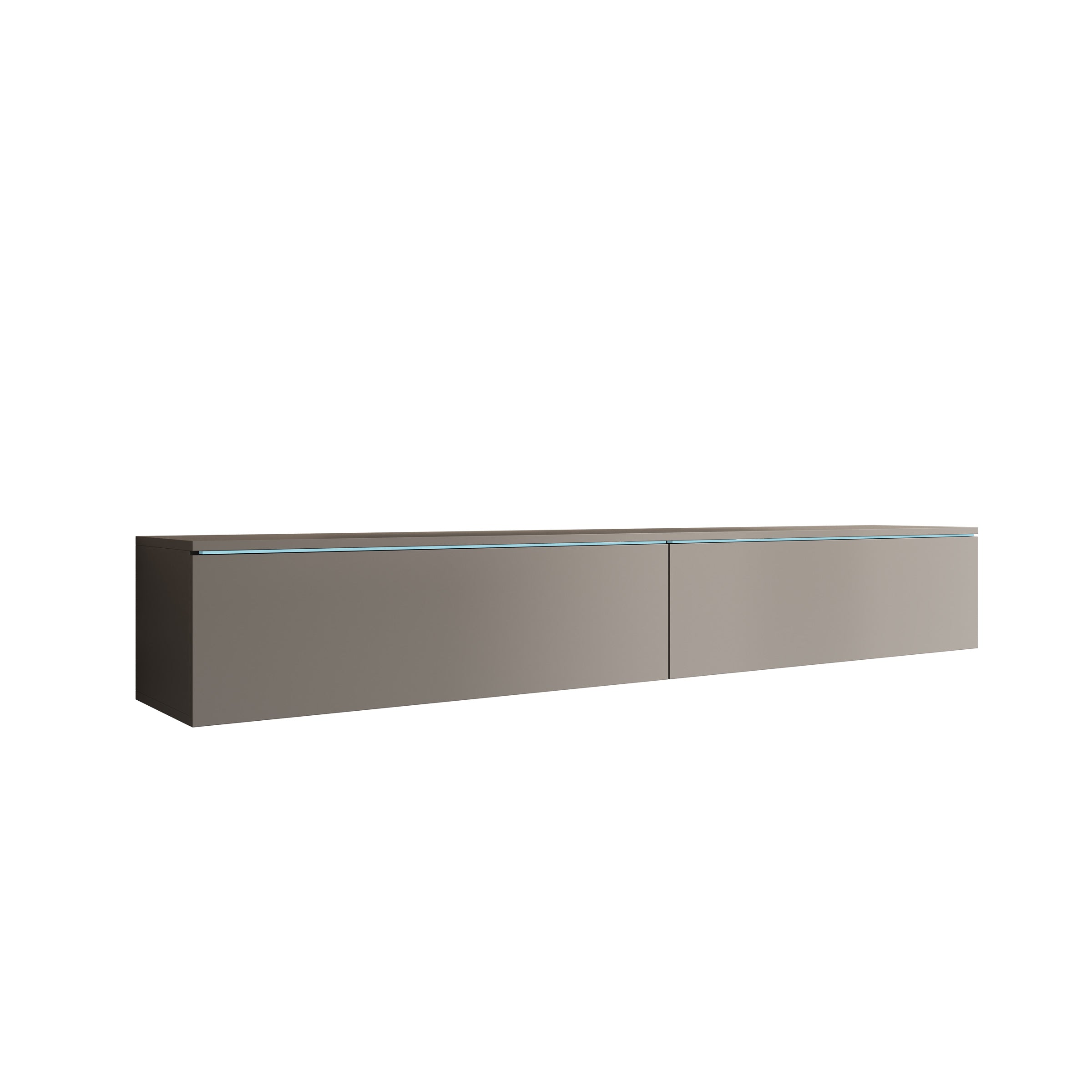 Dixon - TV-Meubel - Grijs - 180x33x30 cm