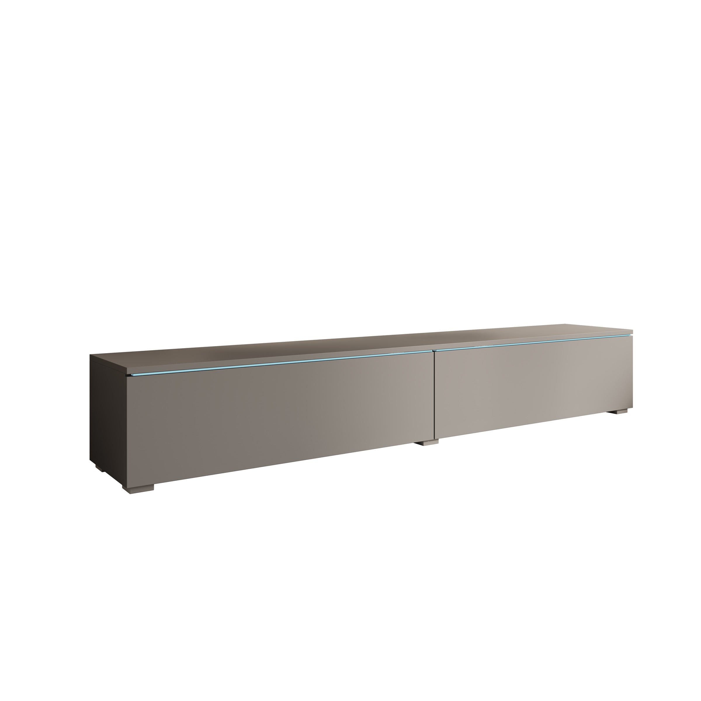 Dixon - TV-Meubel - Grijs - 180x33x30 cm