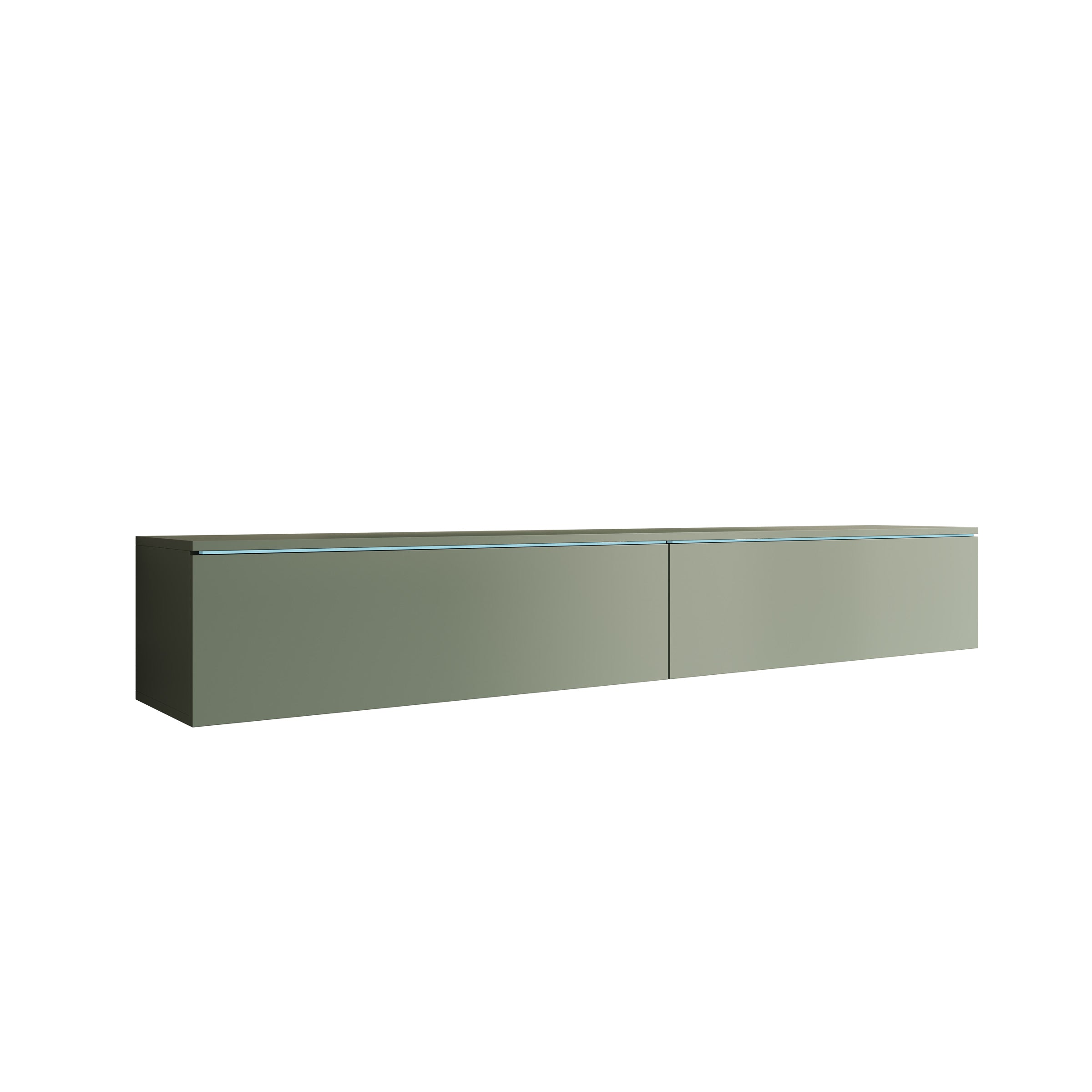 Dixon - TV-Meubel - Groen - 180x33x30 cm