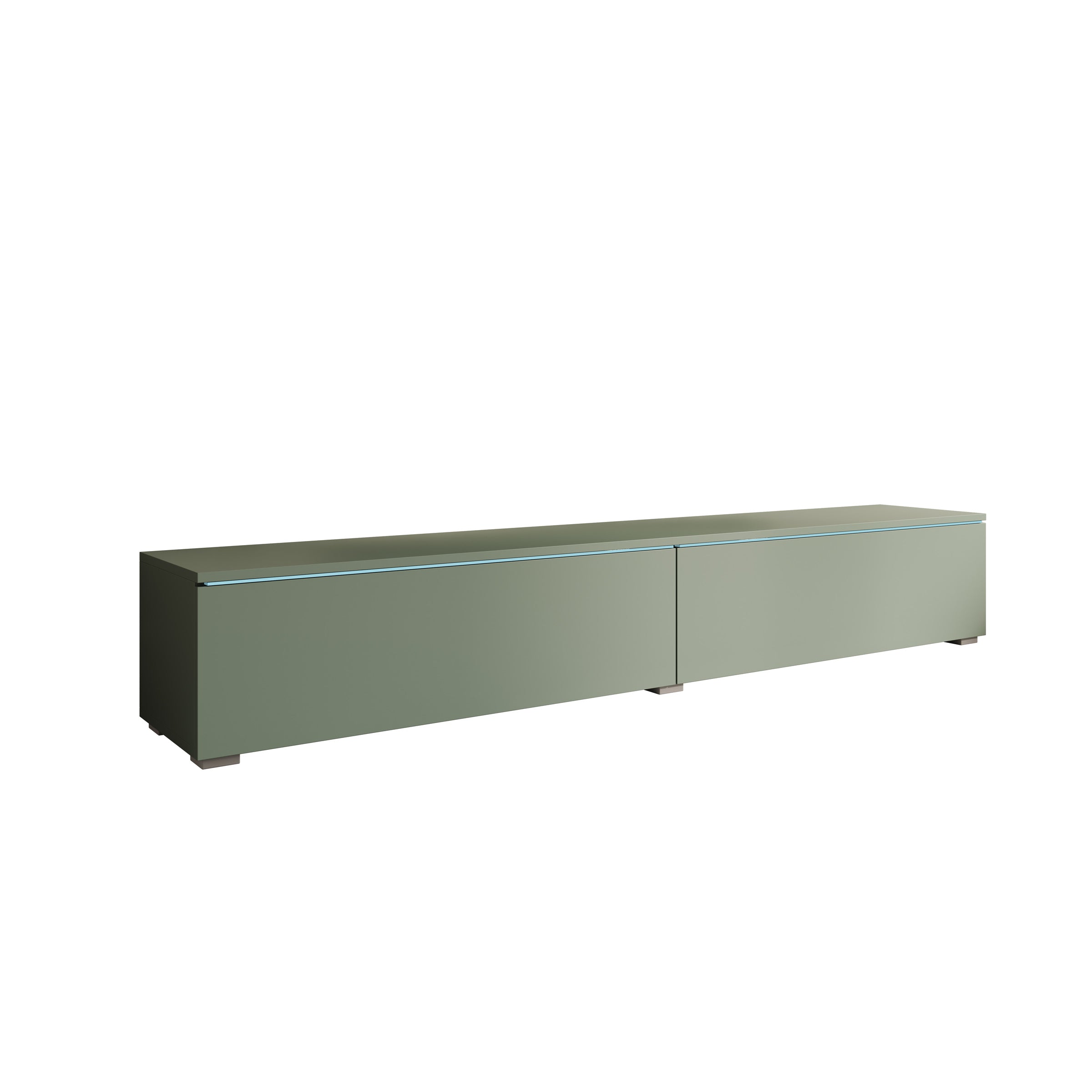 Dixon - TV-Meubel - Groen - 180x33x30 cm