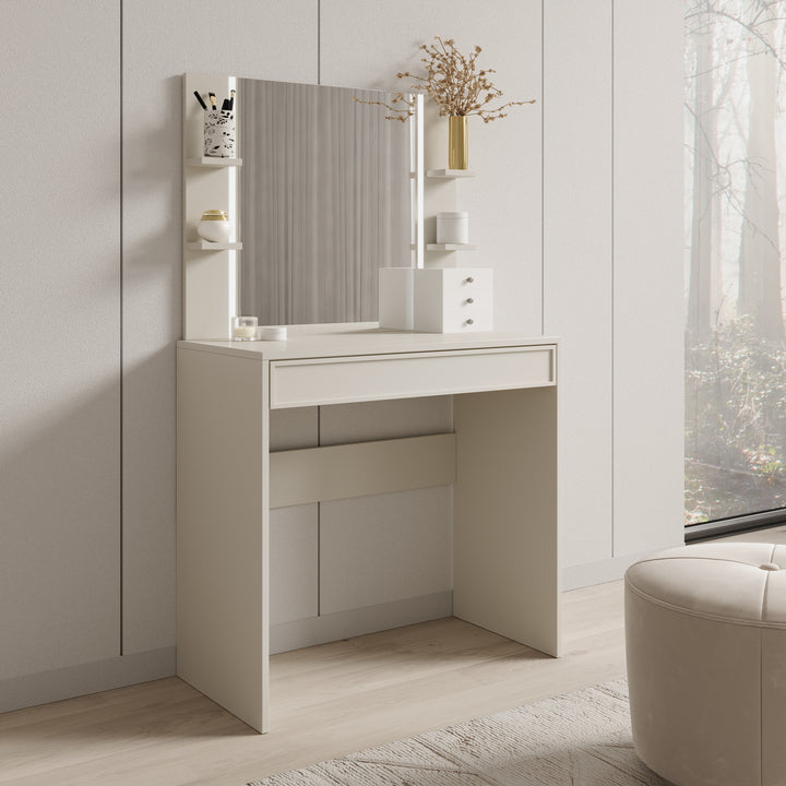 Dominica - Kaptafel - Beige - 80x40x136 cm