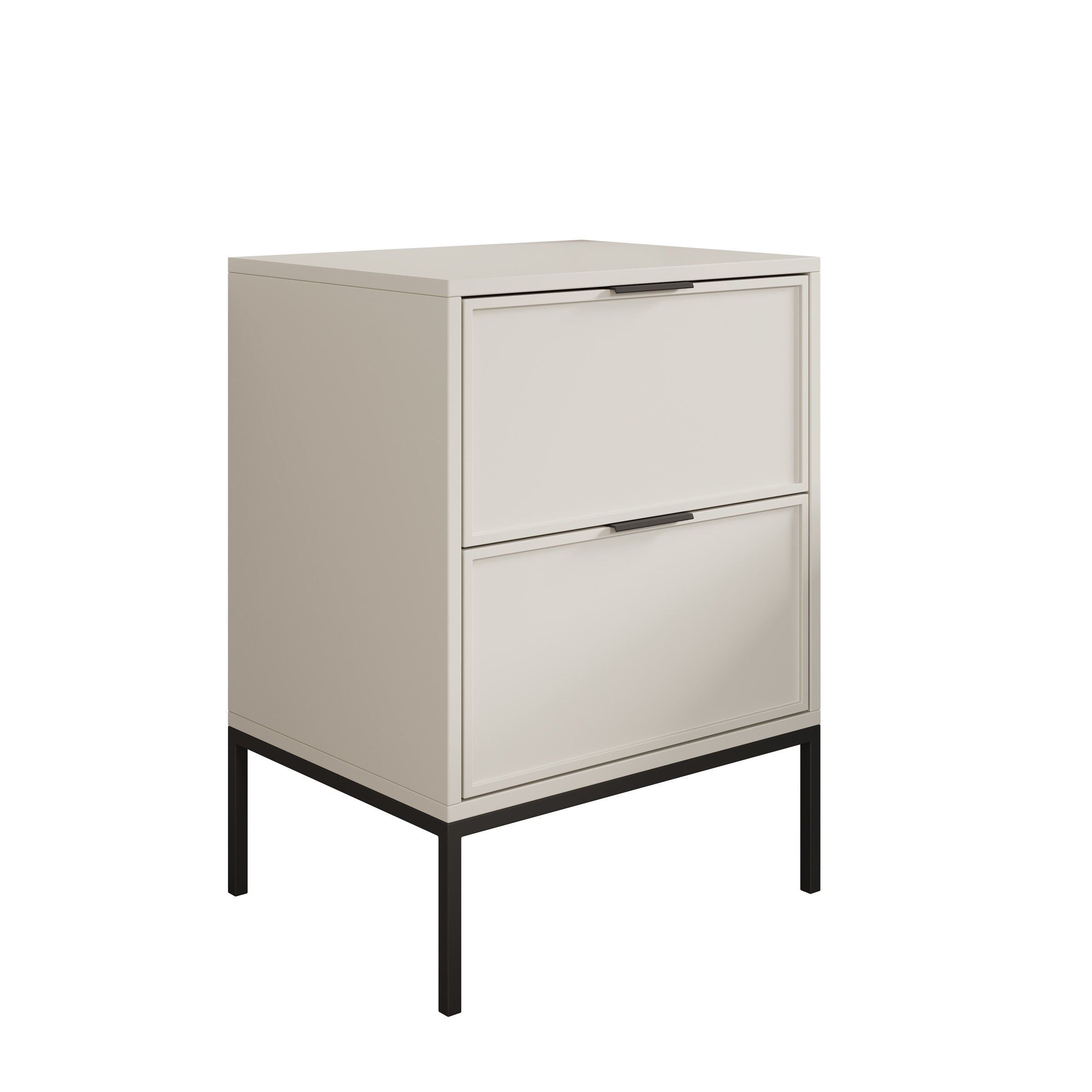 Dominica - Nachtkastje - Beige - 50x40x69 cm
