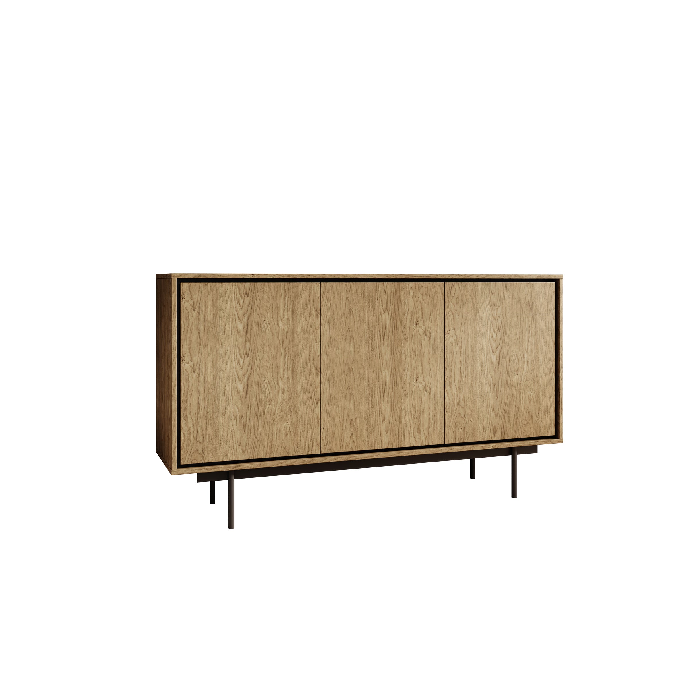 Drenn - Dressoir - Licht eikenpatroon - 150x38x85 cm