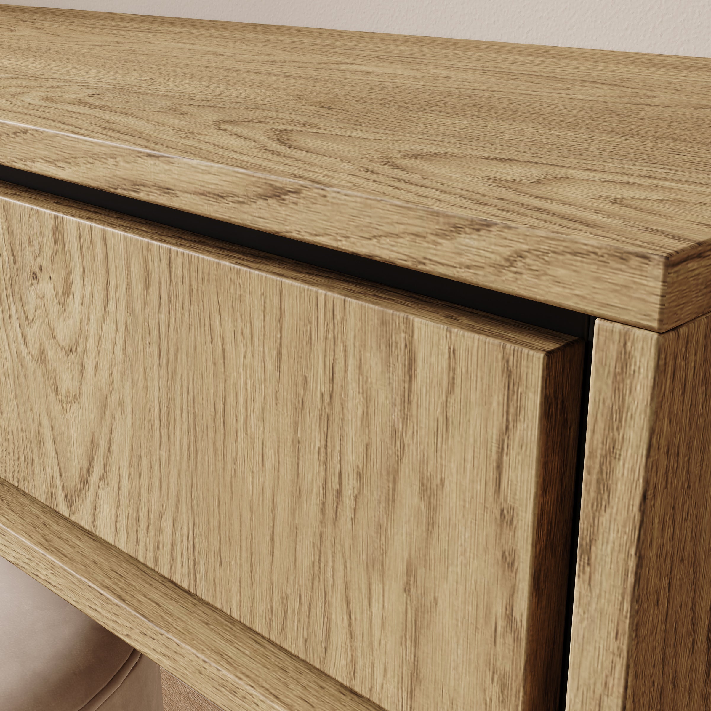 Drenn - Kaptafel - Licht eikenpatroom - 101x35x18 cm