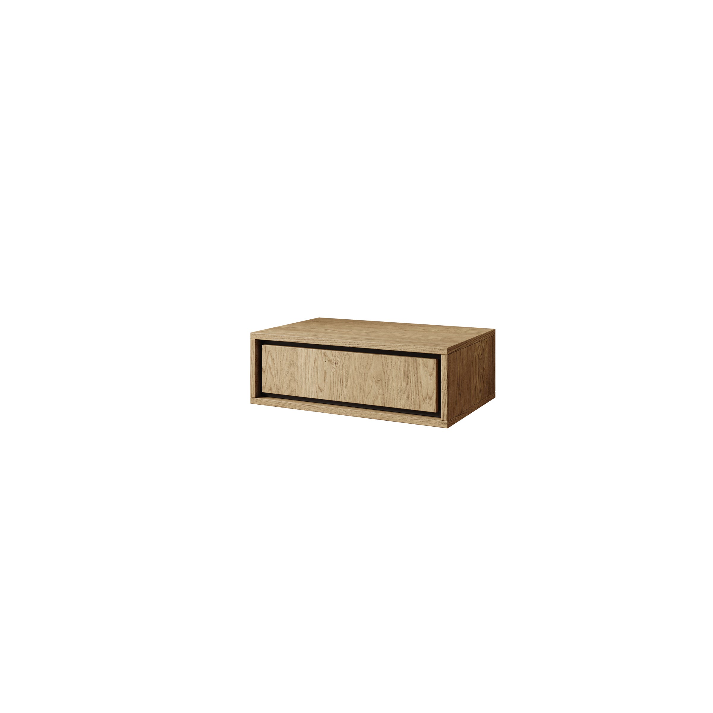 Drenn - Kaptafel - Licht eikenpatroom - 53x35x18 cm