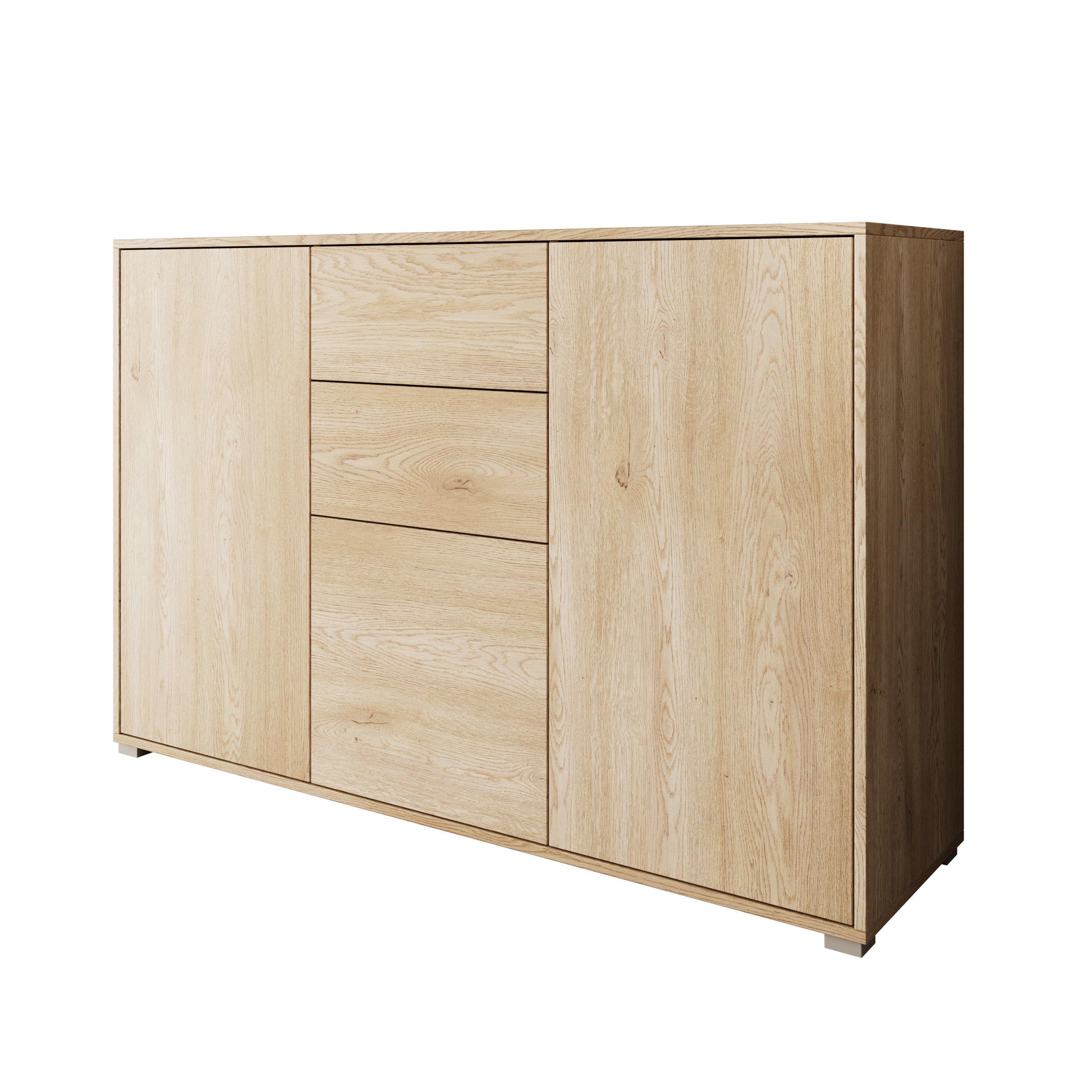 Gideon - Dressoir - Eikenpatroon - 141x41x93 cm