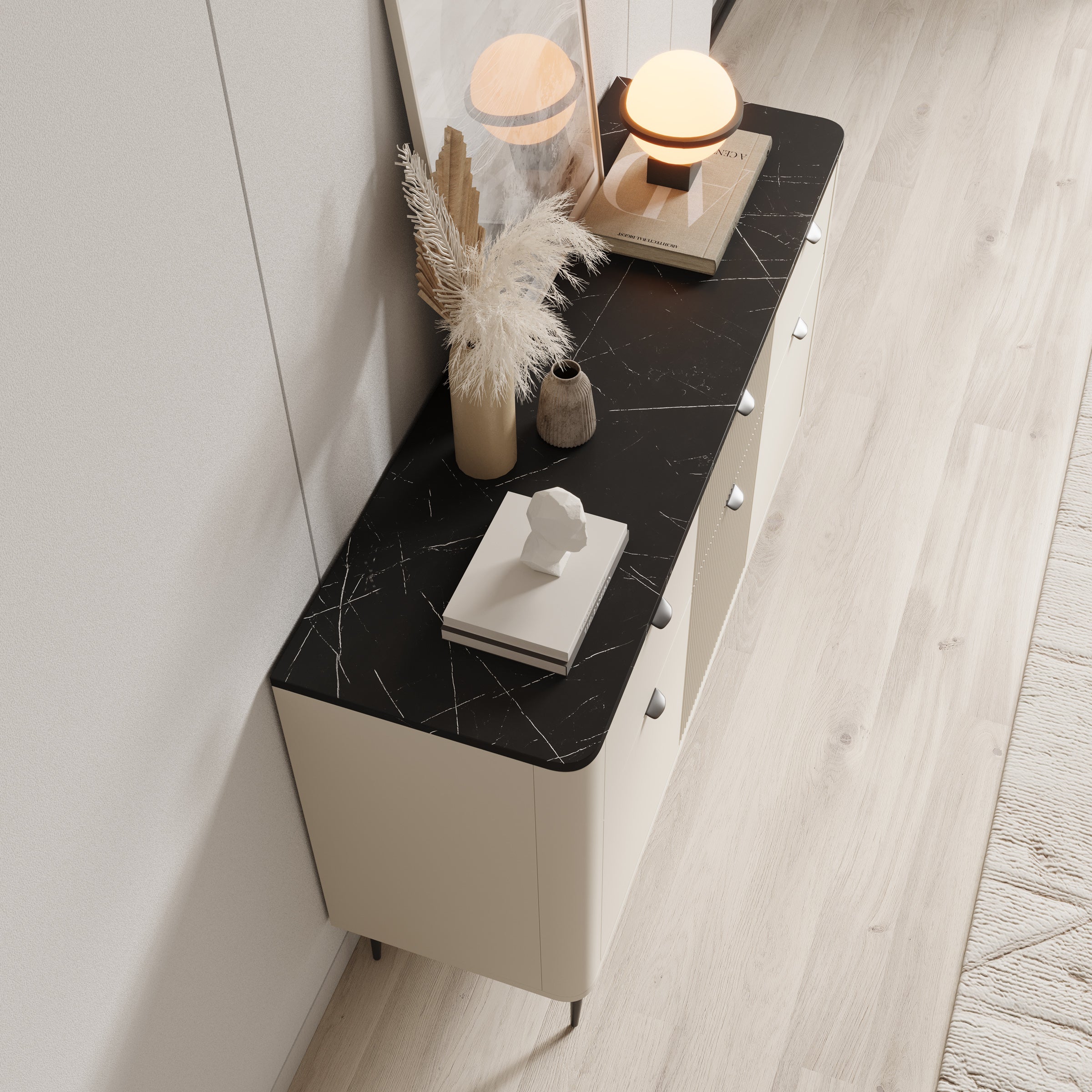 Mace - Dressoir - Beige - 130x40x82 cm