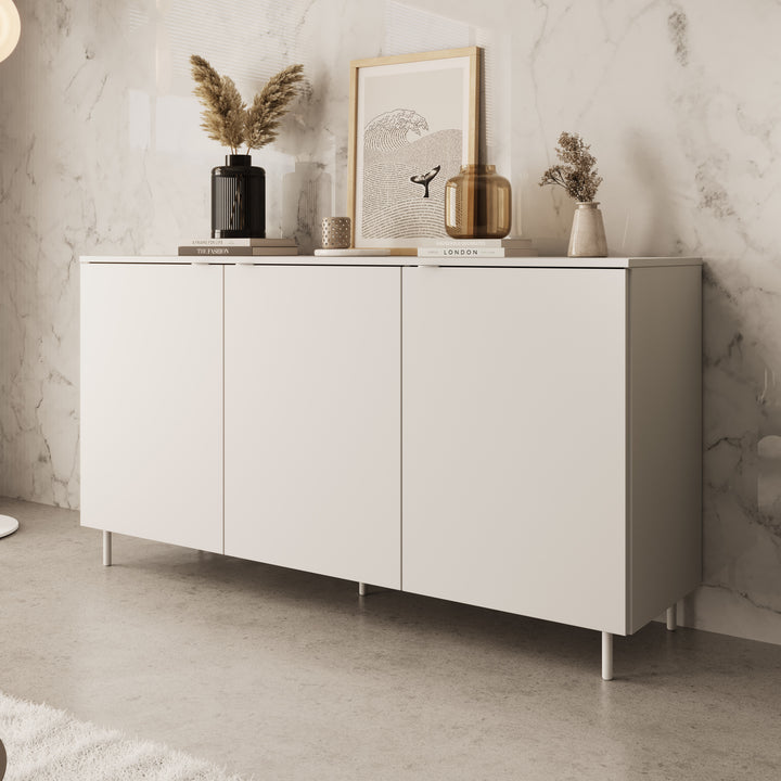 Malvare - Dressoir - Wit - 150x41x80 cm
