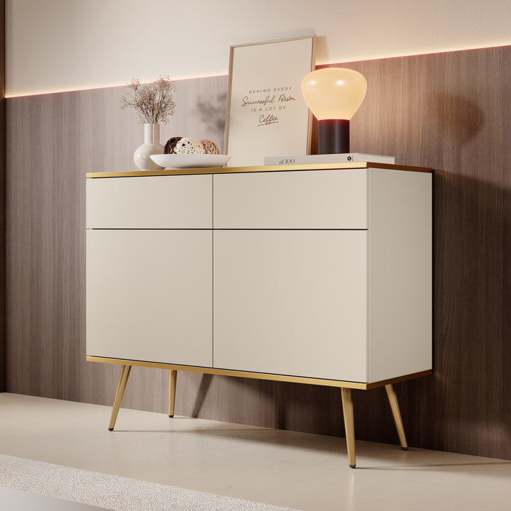 Orleans - Dressoir - Beige - 107x39x85 cm