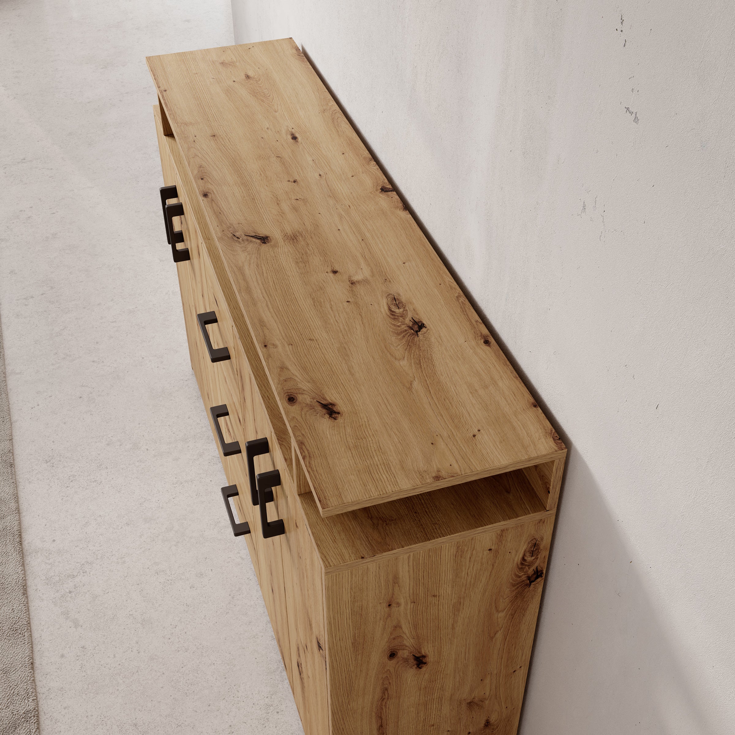 Duna - Dressoir - Eikenpatroon - 139x34x90 cm