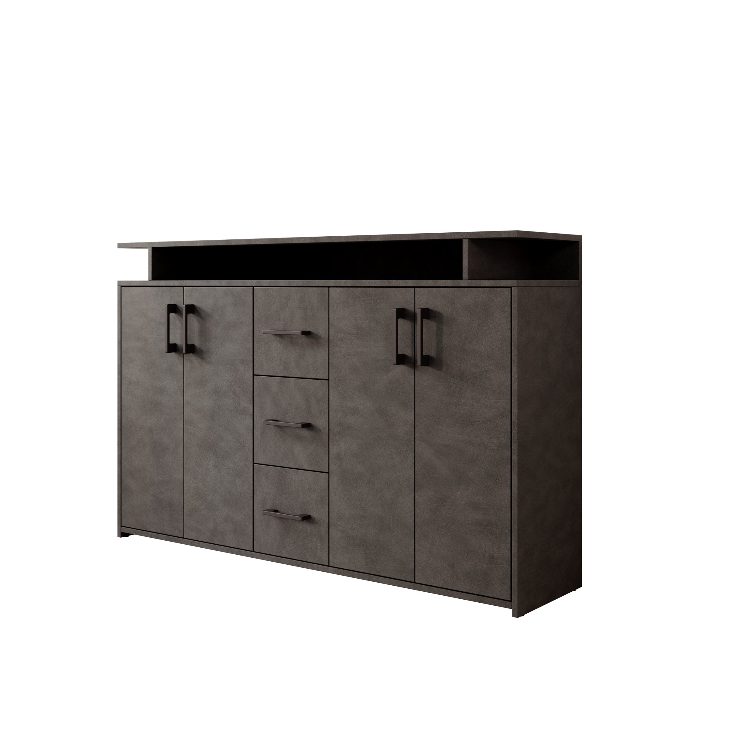 Duna - Dressoir - Grijs - 139x34x90 cm