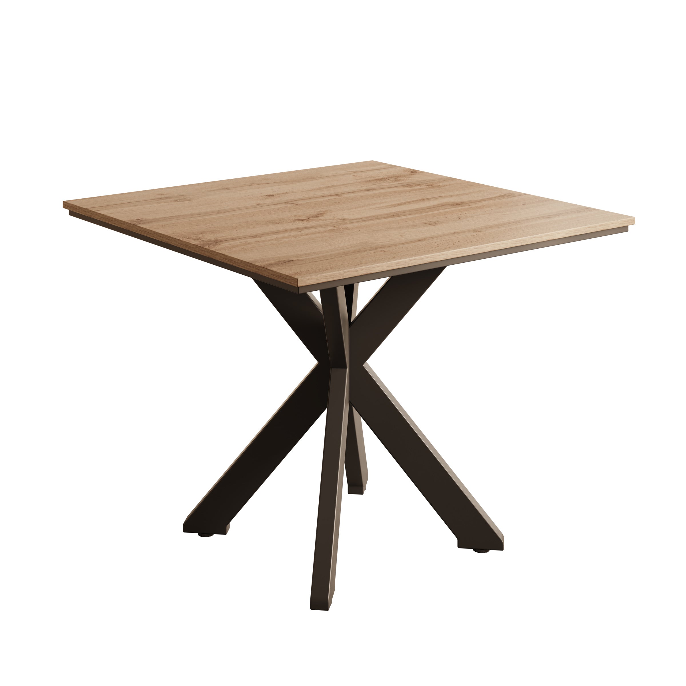 Pacey - Eetkamertafel - Eiken - 90x90x74 cm
