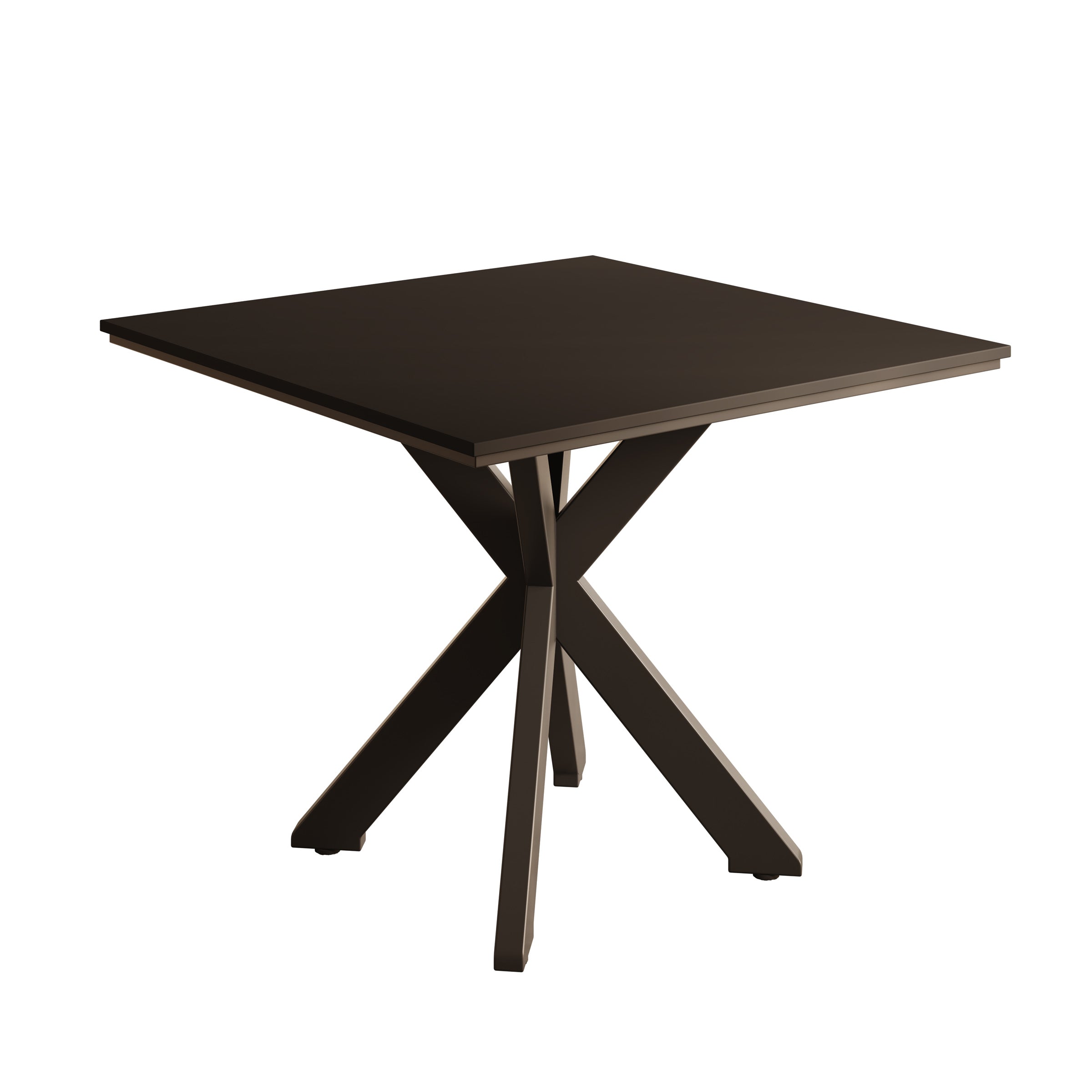 Pacey - Eetkamertafel - Zwart - 90x90x74 cm