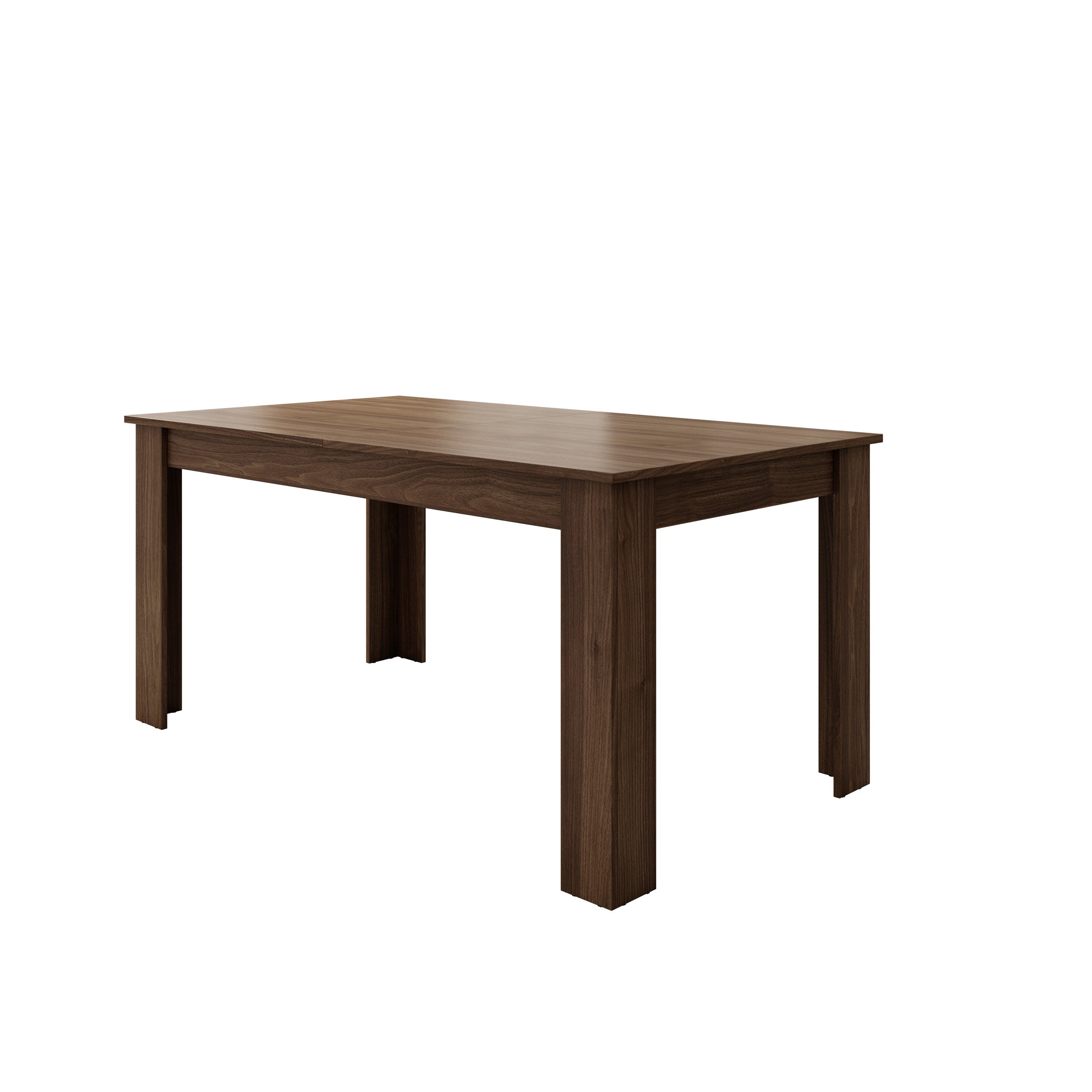 Uverta - Eetkamertafel - Donker eiken - 166x88x75 cm