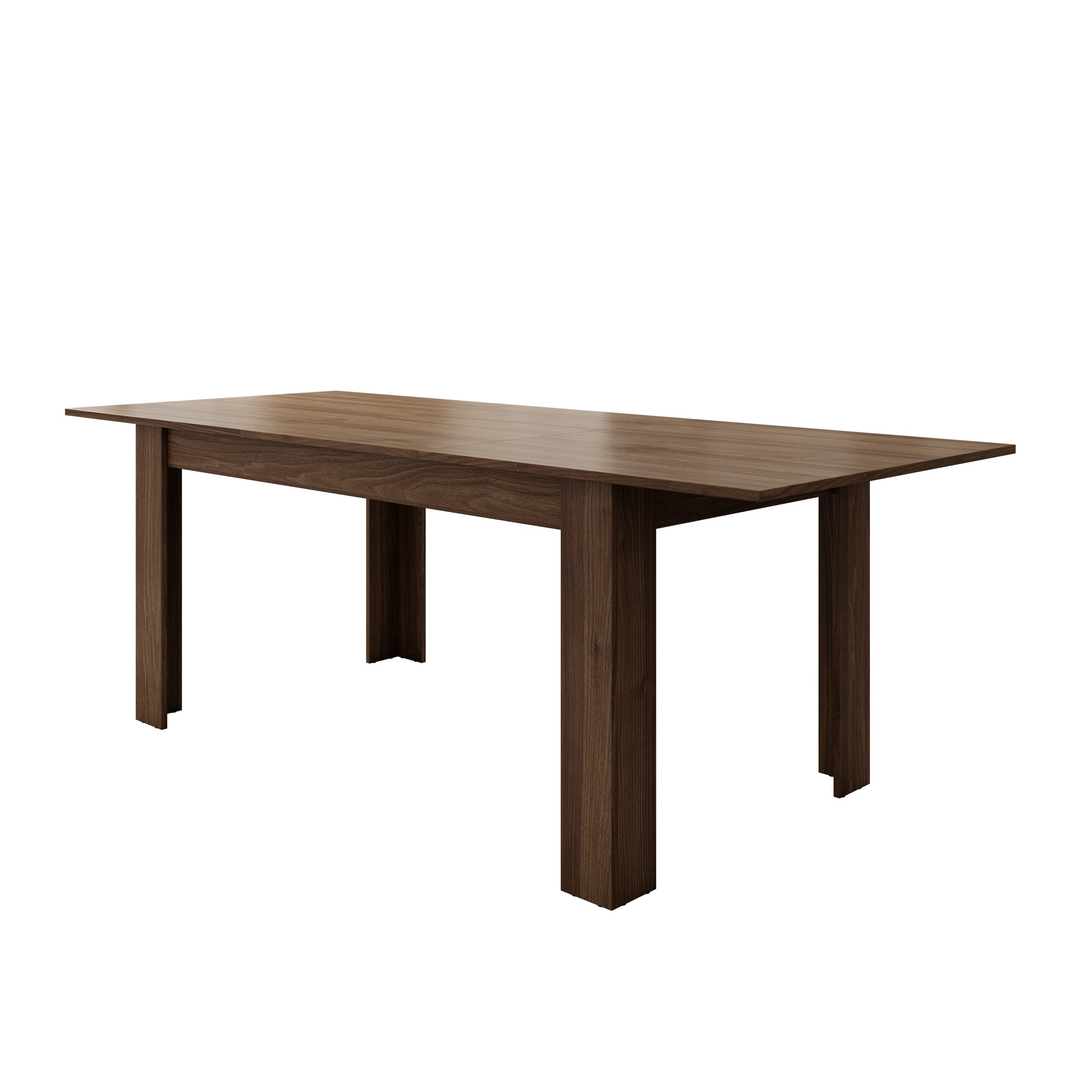 Uverta - Eetkamertafel - Donker eiken - 166x88x75 cm