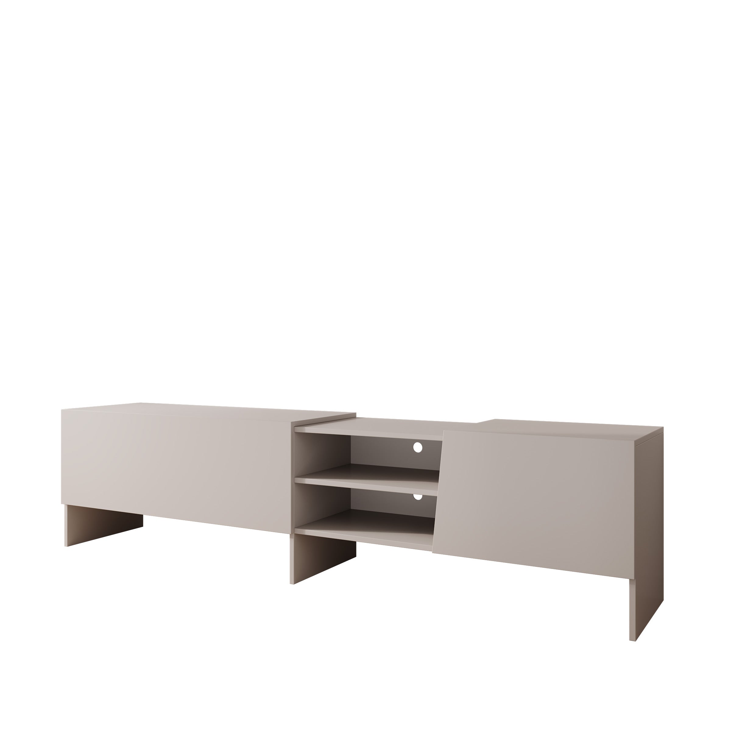 Eldric - TV-Meubel - Beige - 200x40x50 cm