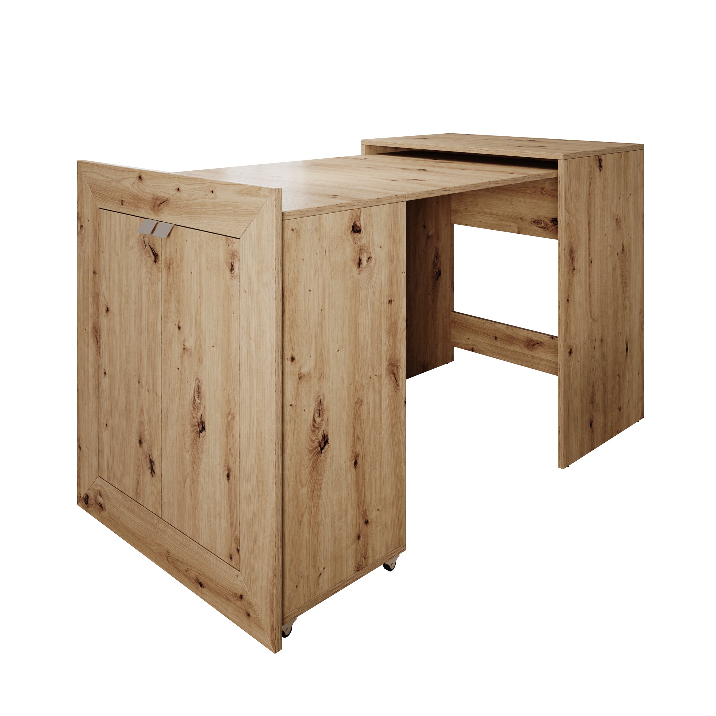 Emino - Bureau - Eikenpatroon - 72x47x79 cm