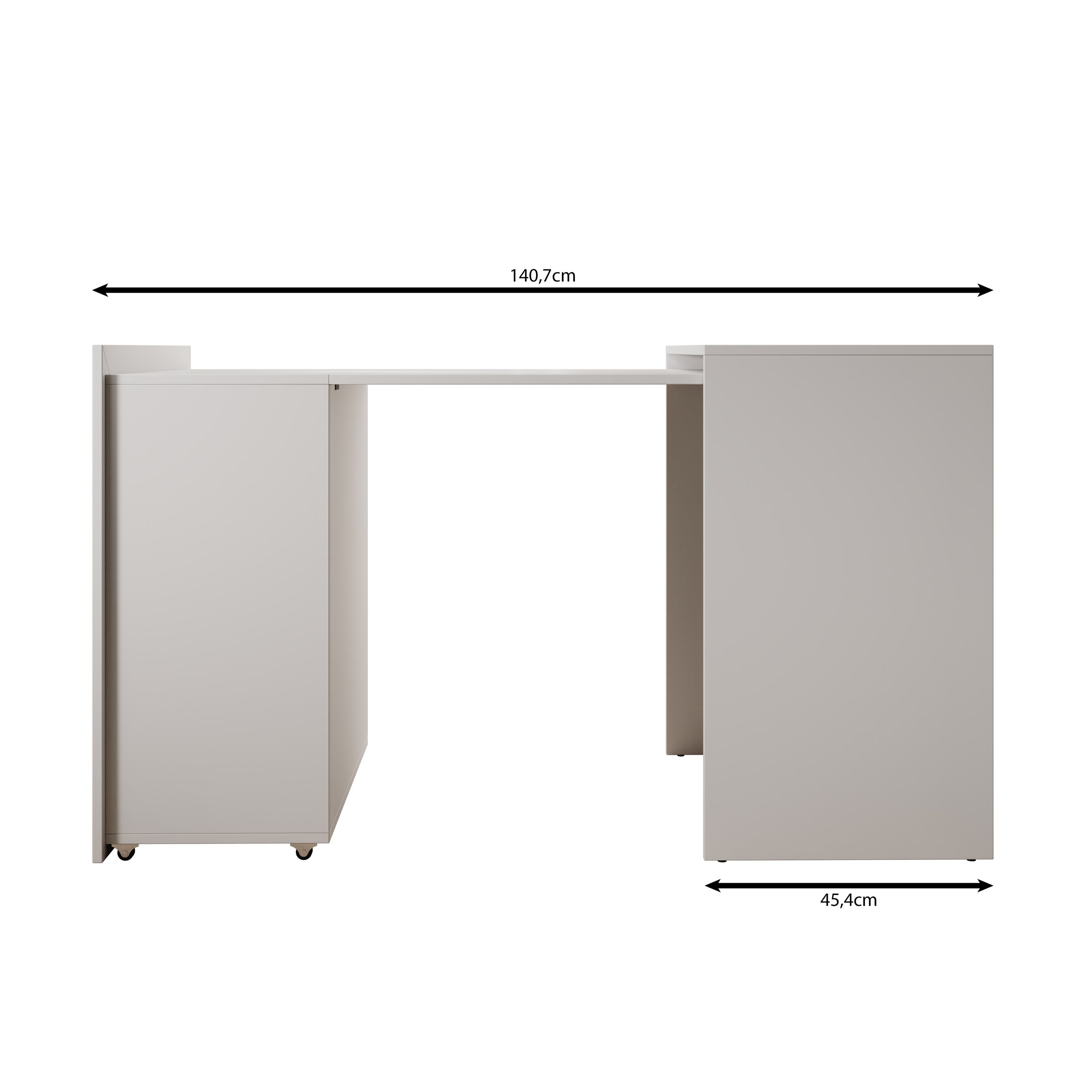 Emino - Bureau - Eikenpatroon - 72x47x79 cm