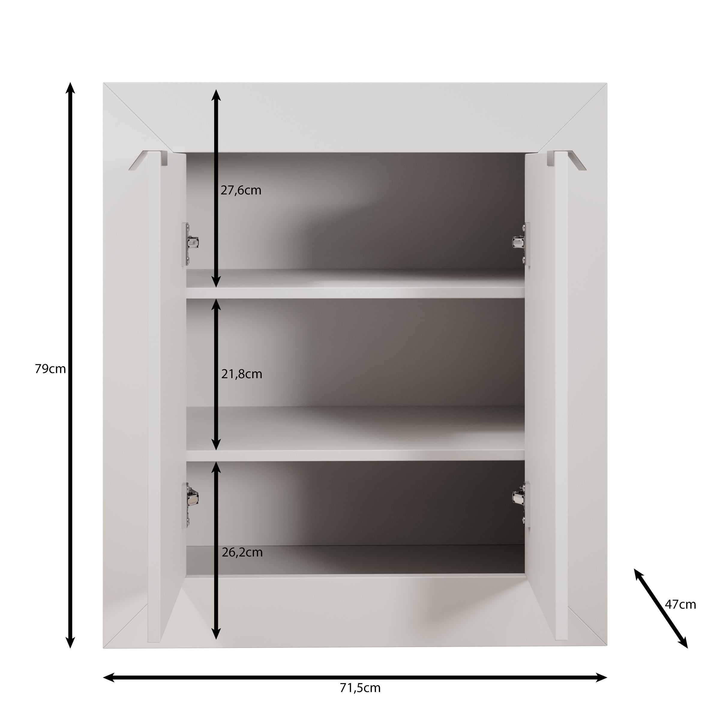 Emino - Bureau - Eikenpatroon - 72x47x79 cm